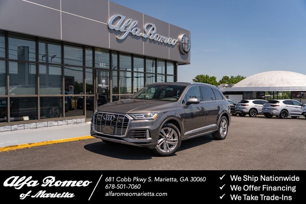 Used 2021 Audi Q7 Premium Plus with VIN WA1LXAF79MD020016 for sale in Marietta, GA