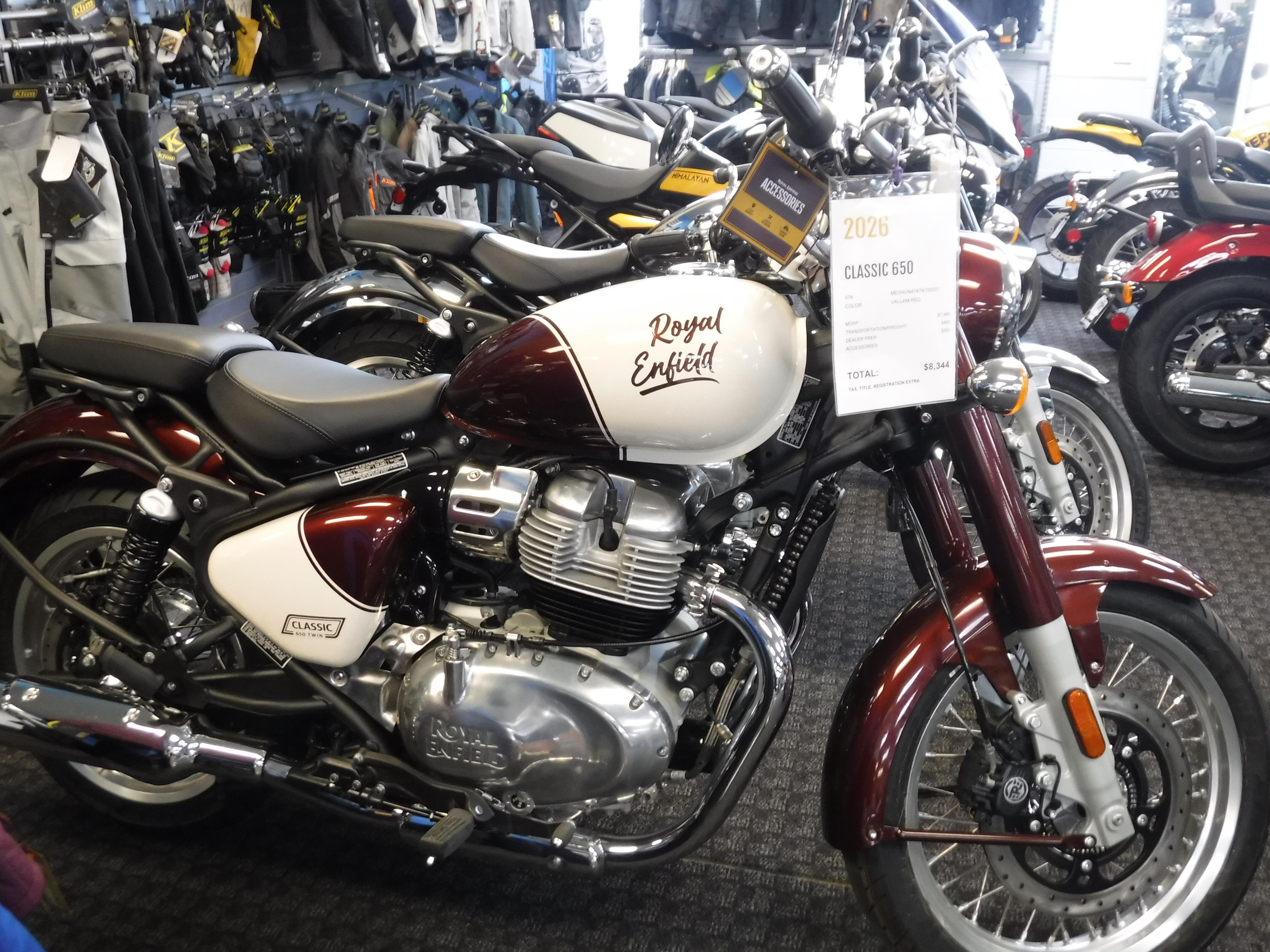 2026 Royal Enfield Classic 650