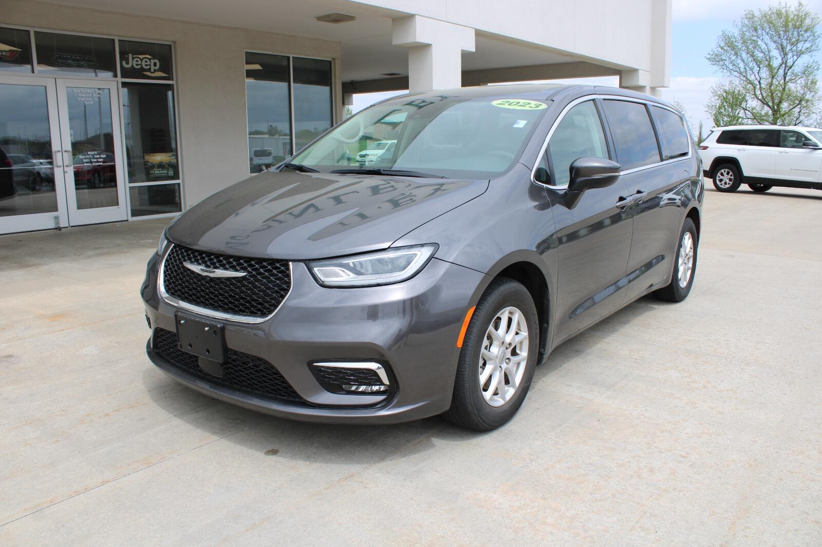 Certified 2023 Chrysler Pacifica Touring L with VIN 2C4RC1BG3PR572050 for sale in Highland, IL