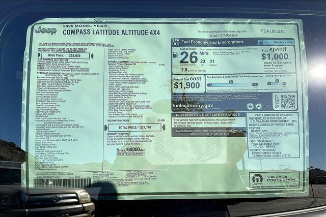 2026 Jeep Compass Altitude Special Edition - Photo 16