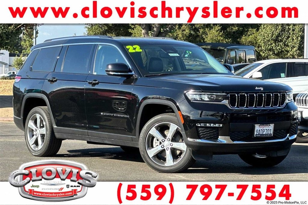 Used 2022 Jeep Grand Cherokee L Limited with VIN 1C4RJKBG5N8514171 for sale in Clovis, CA