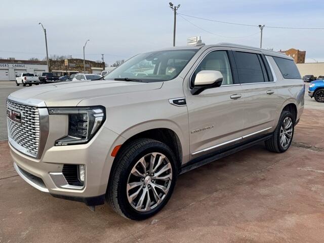 Used 2021 GMC Yukon XL Denali with VIN 1GKS2JKL9MR154888 for sale in Vinita, OK