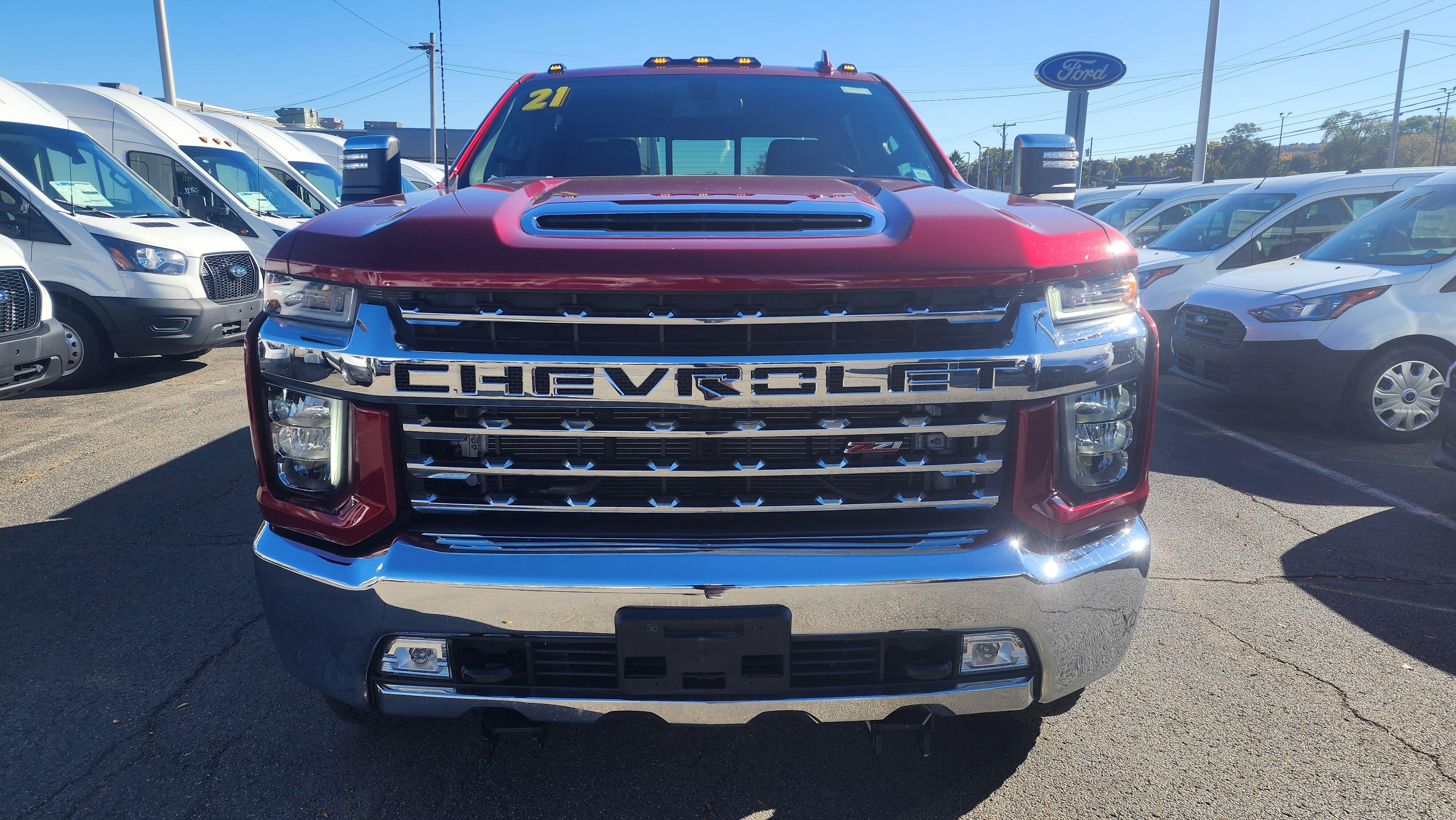 Used 2021 Chevrolet Silverado 2500HD LTZ with VIN 1GC4YPEY5MF136032 for sale in Elmira, NY