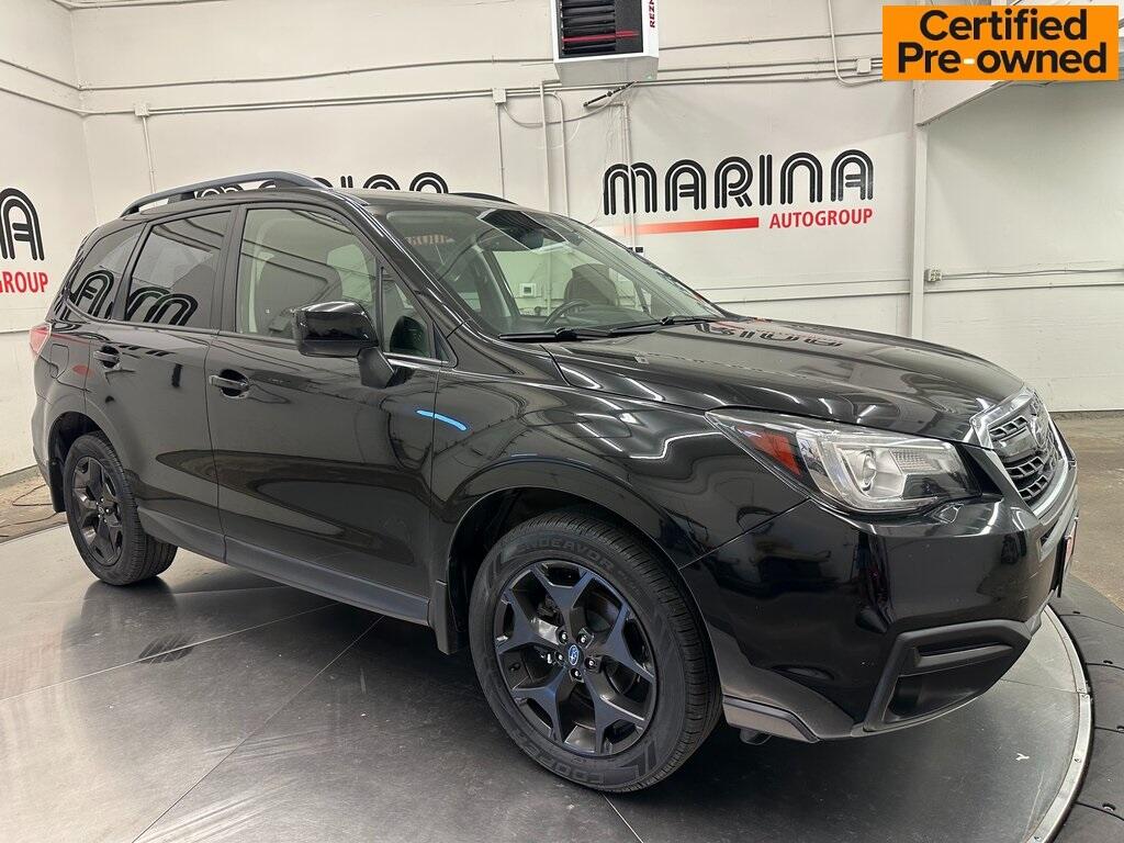 Certified 2018 Subaru Forester Premium with VIN JF2SJAEC7JH458024 for sale in Webster, NY