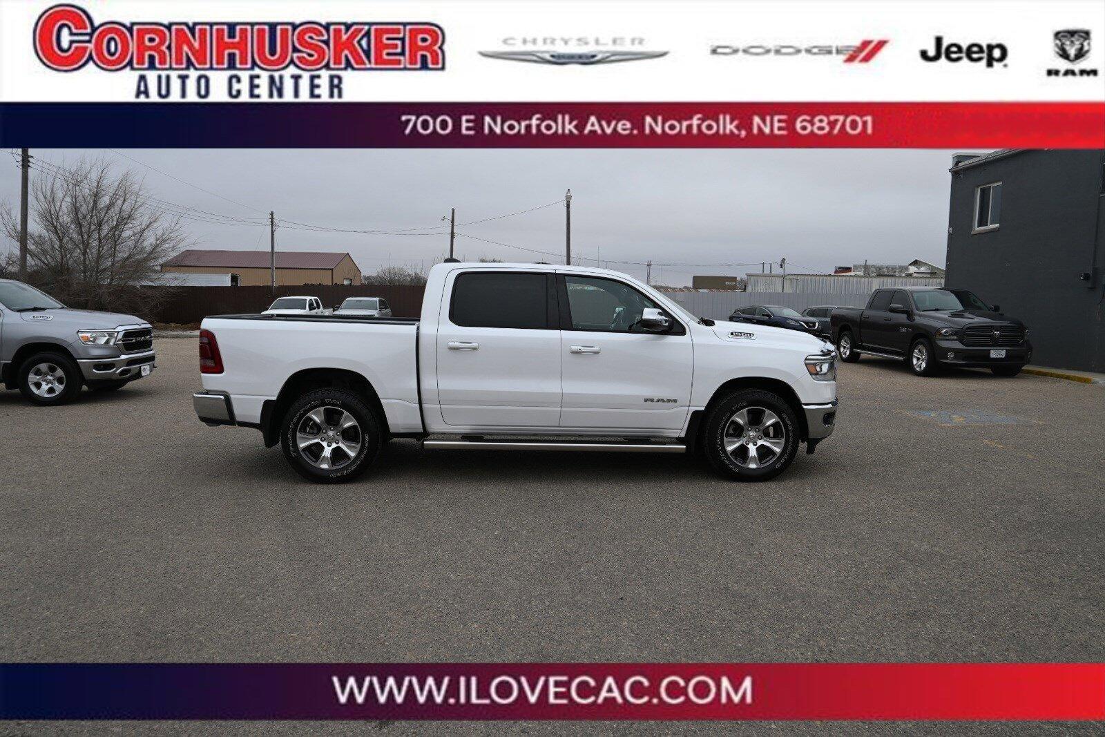 Used 2023 RAM Ram 1500 Pickup Laramie with VIN 1C6SRFJT8PN536872 for sale in Norfolk, NE