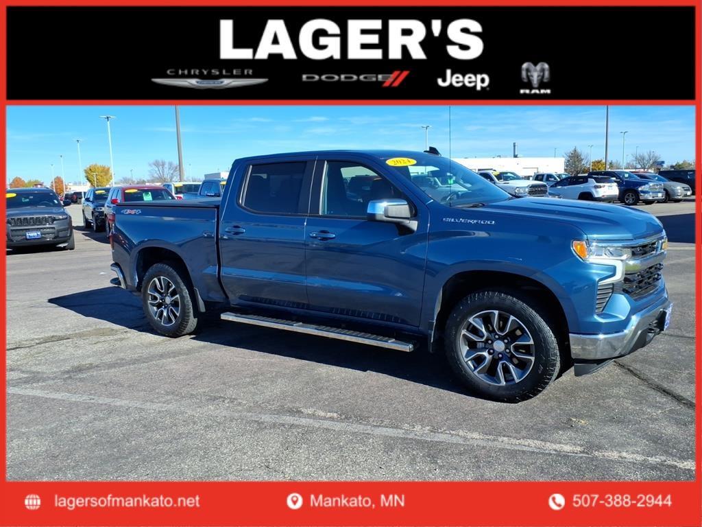 Used 2024 Chevrolet Silverado 1500 LT with VIN 1GCPDDEK8RZ169793 for sale in Mankato, Minnesota