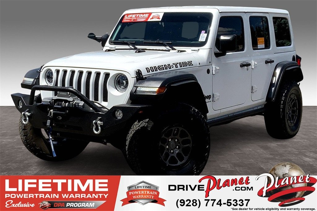 Used 2023 Jeep Wrangler 4-Door High Tide with VIN 1C4HJXDG1PW635154 for sale in Flagstaff, AZ