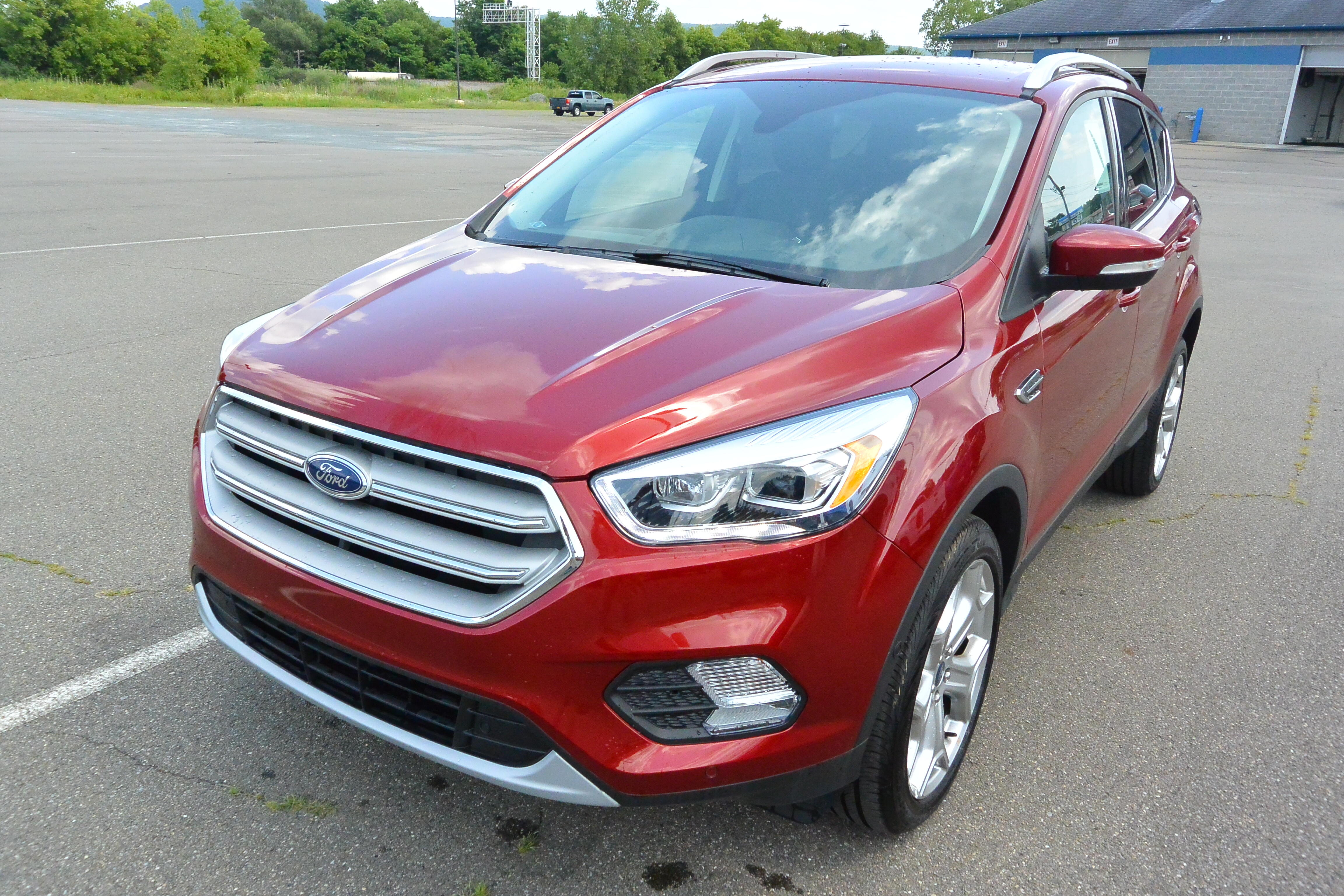 Used 2019 Ford Escape Titanium with VIN 1FMCU9J95KUA22425 for sale in Elmira, NY