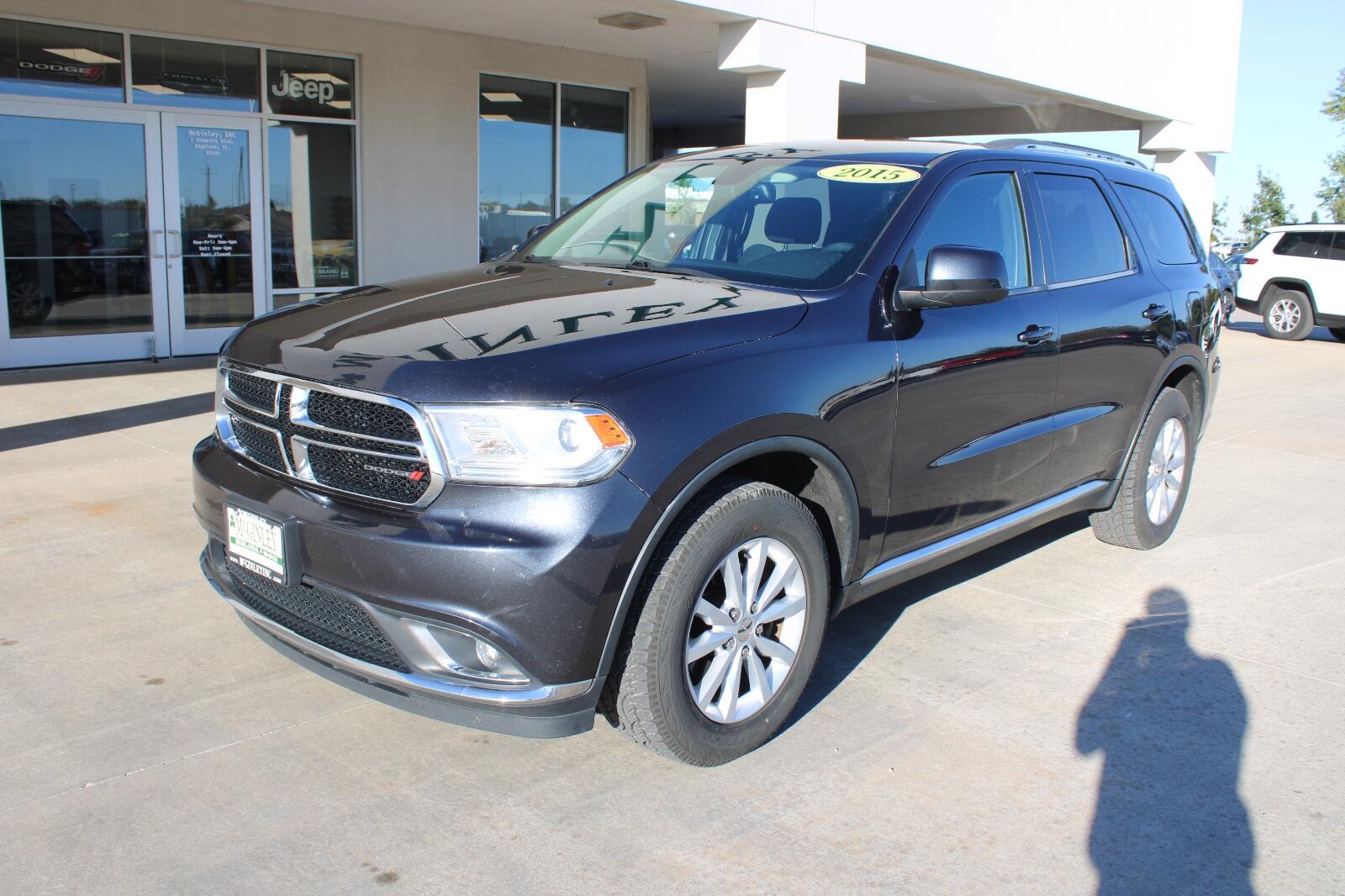 Used 2015 Dodge Durango SXT Plus with VIN 1C4RDJAG9FC128256 for sale in Highland, IL