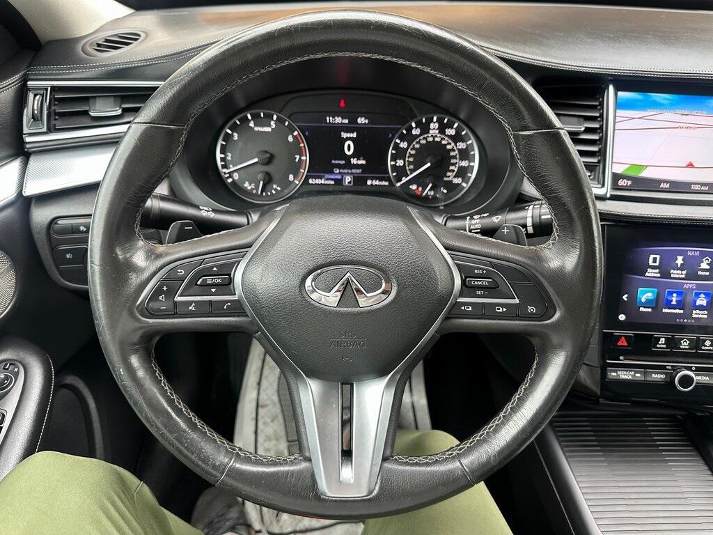 Certified 2019 INFINITI QX50 Essential with VIN 3PCAJ5M31KF113799 for sale in Webster, NY