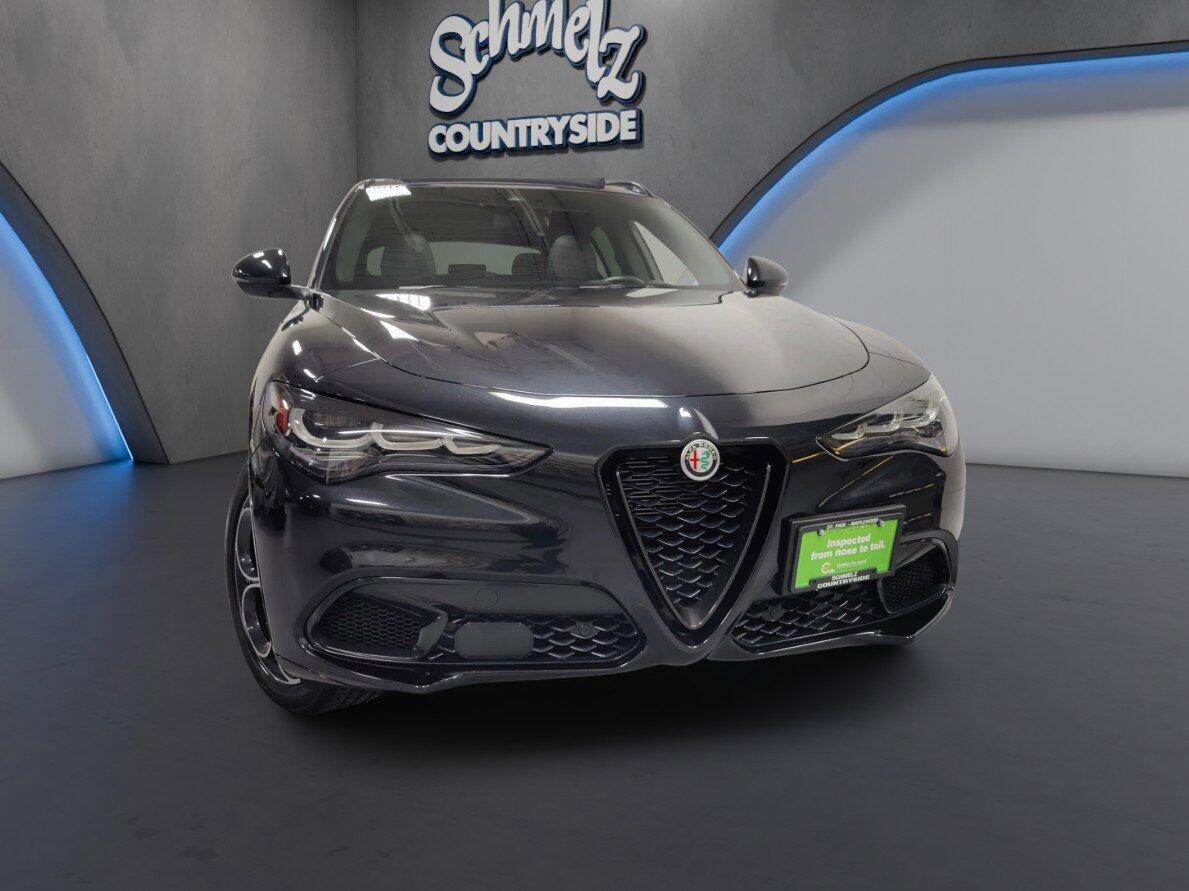 Certified 2024 Alfa Romeo Stelvio Veloce with VIN ZASPAKBN0R7D78170 for sale in Maplewood, Minnesota