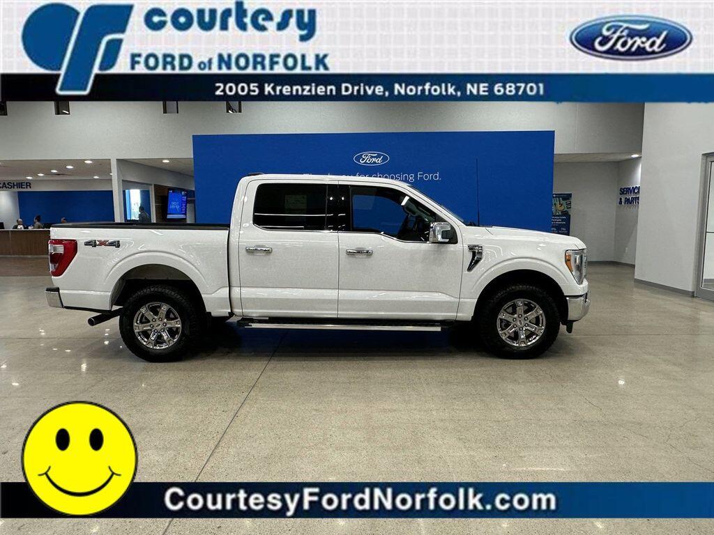 Used 2023 Ford F-150 Lariat with VIN 1FTFW1E52PKD63062 for sale in Norfolk, NE