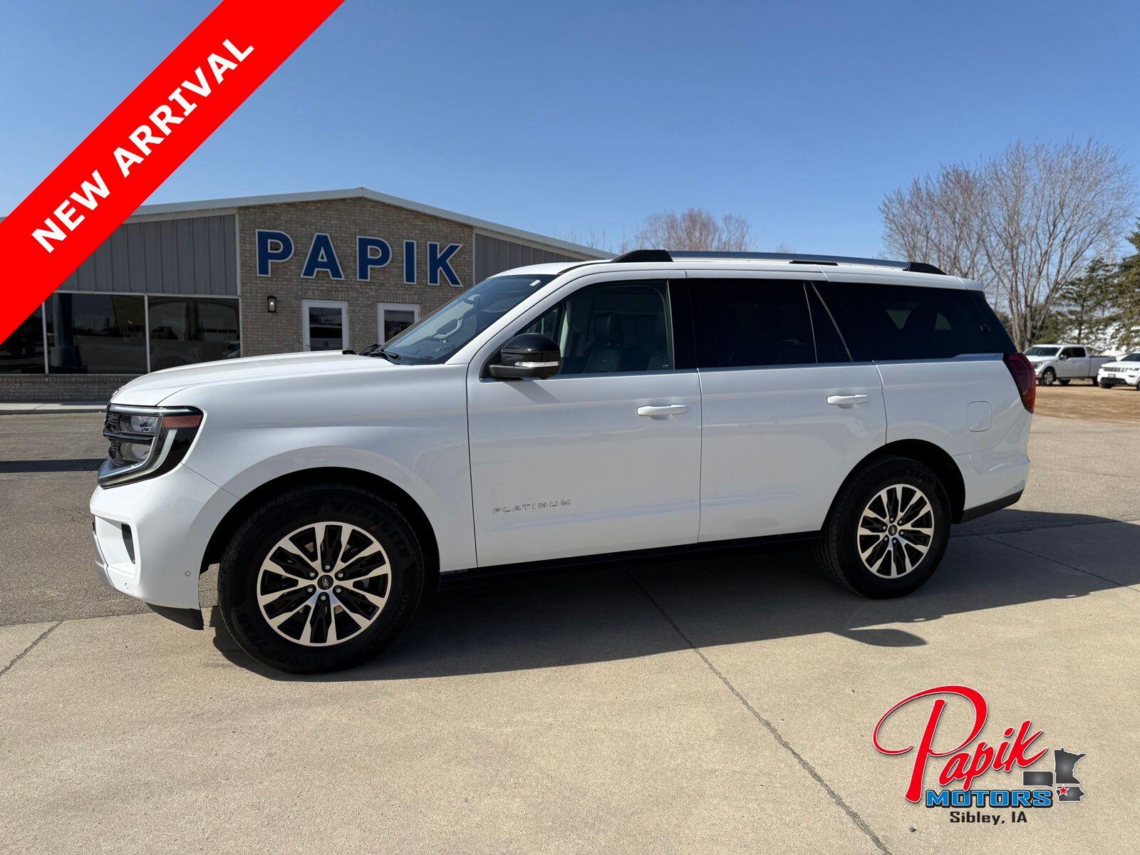 Used 2025 Ford Expedition Platinum with VIN 1FMJU1M8XSEA27299 for sale in Luverne, Minnesota