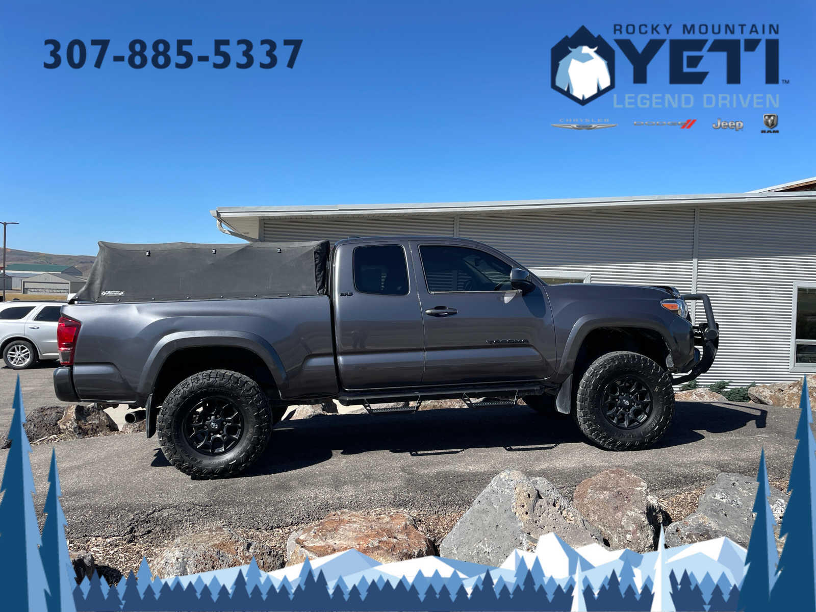 Used 2022 Toyota Tacoma SR5 with VIN 3TYSZ5AN0NT097344 for sale in Jackson, WY