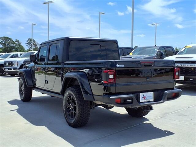 Used 2024 Jeep Gladiator Willys with VIN 1C6HJTAG9RL101912 for sale in Huntsville, TX