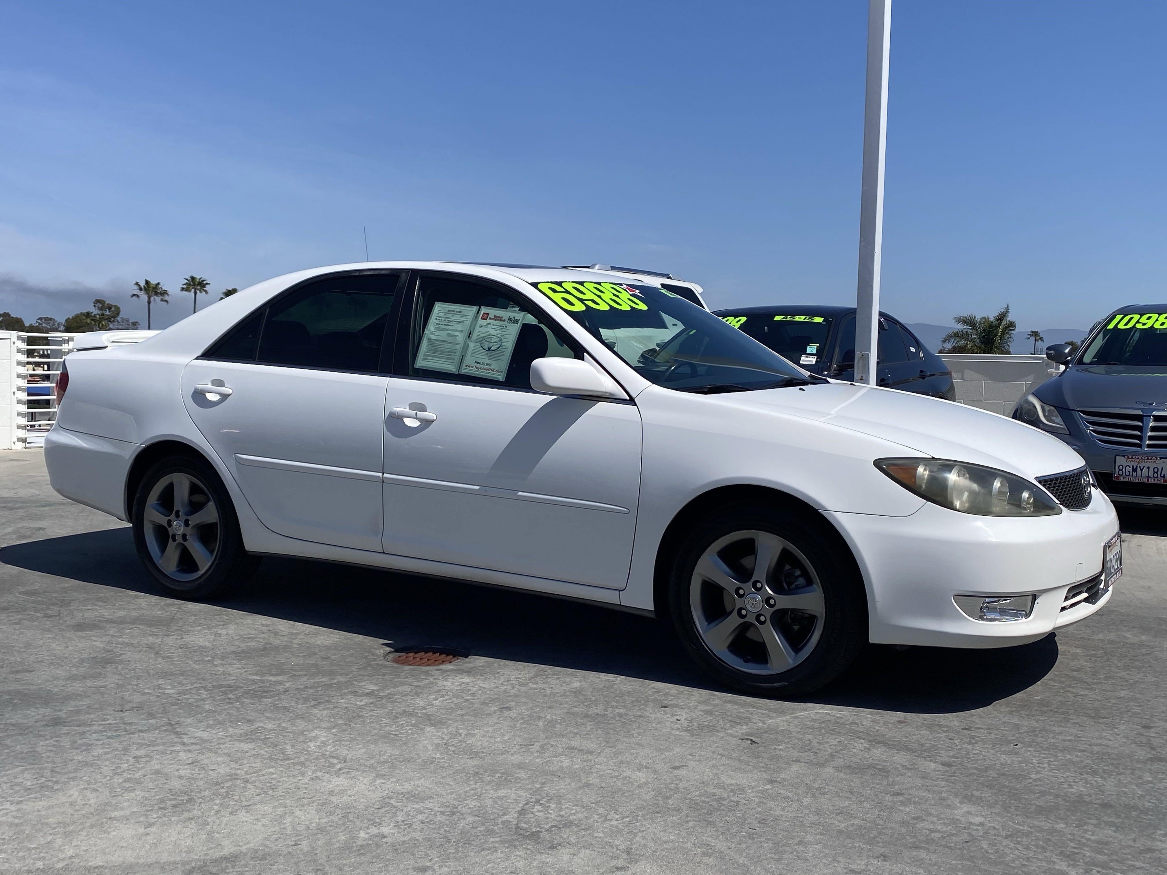 Used 2005 Toyota Camry SE with VIN JTDBA32K350024693 for sale in Huntington Beach, CA