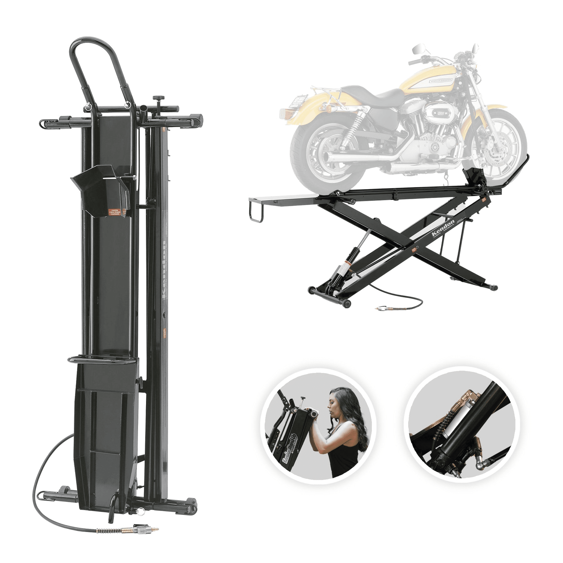 2024 Kendon Stand-Up Folding Motorcycle Lift