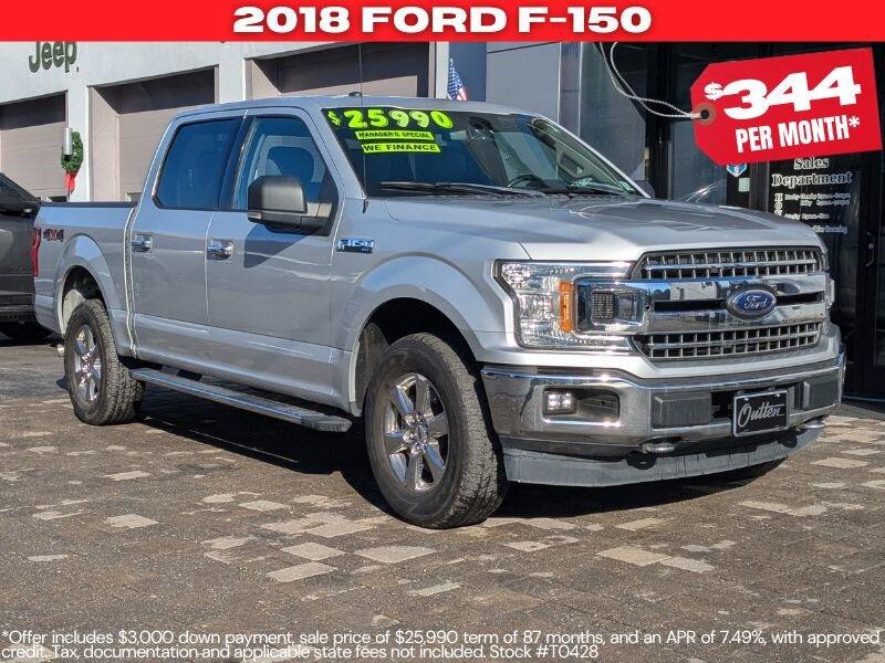 Used 2018 Ford F-150 XLT with VIN 1FTEW1EG6JKF97208 for sale in Tamaqua, PA