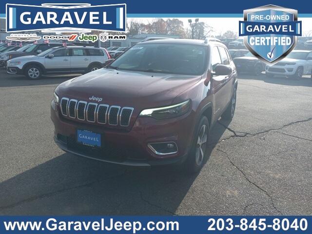 Used 2021 Jeep Cherokee Limited with VIN 1C4PJMDX8MD214551 for sale in Norwalk, CT