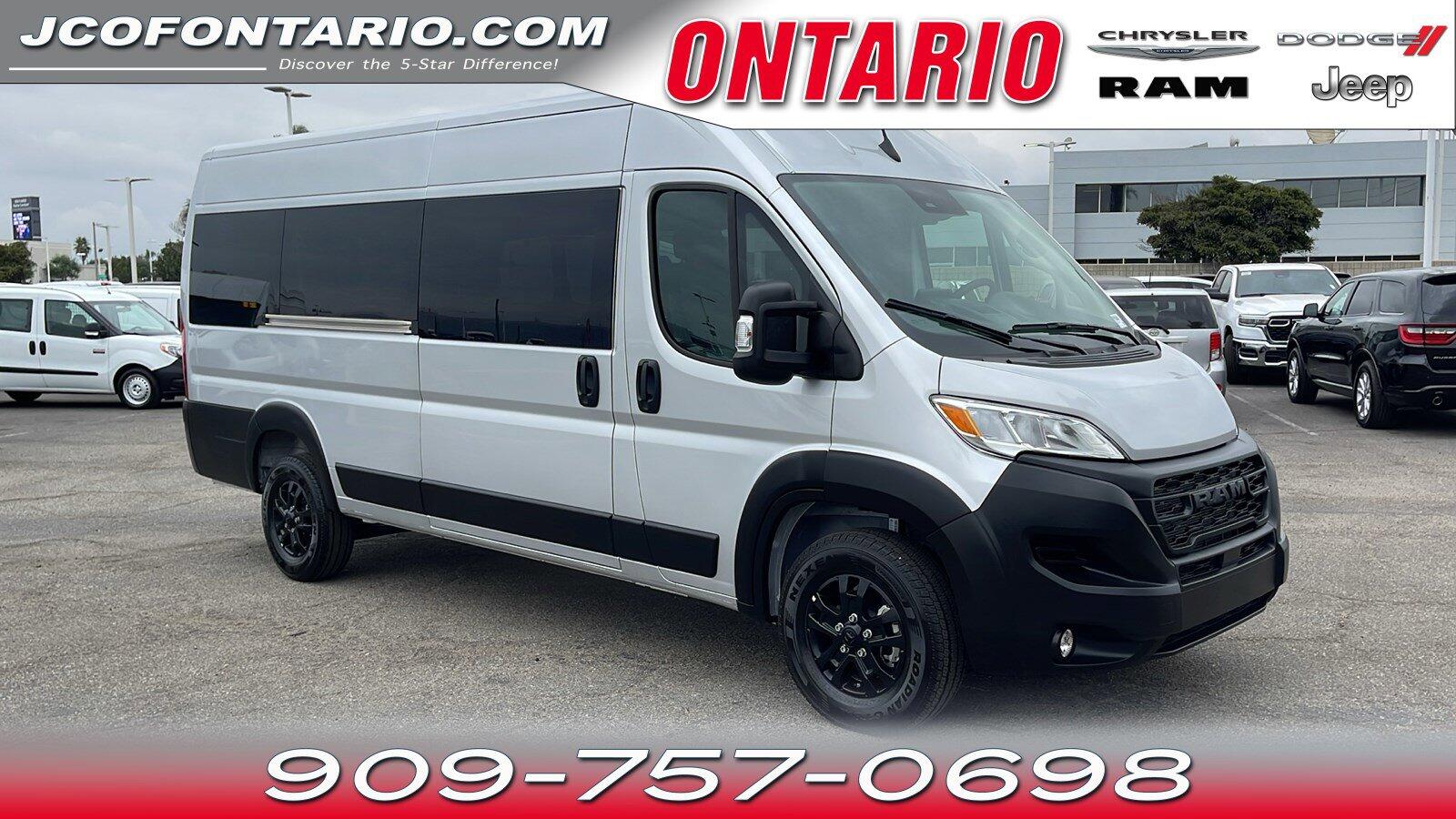 Used 2023 RAM ProMaster Window Van Base with VIN 3C6MRVUG4PE574038 for sale in Ontario, CA