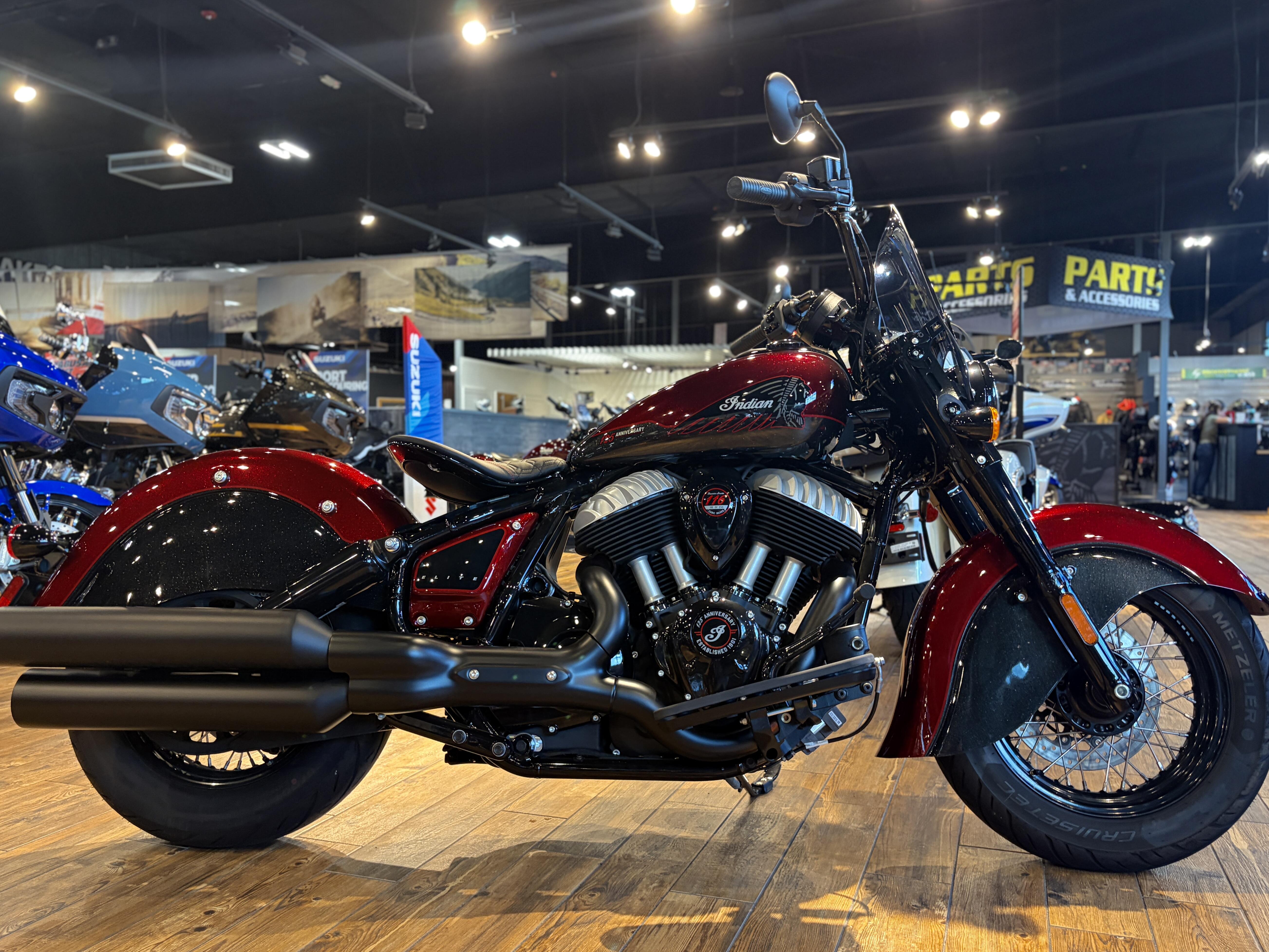 2026 Indian Motorcycle 125 CHIEF VINTG 125 RED W BLK CRSTL 49ST