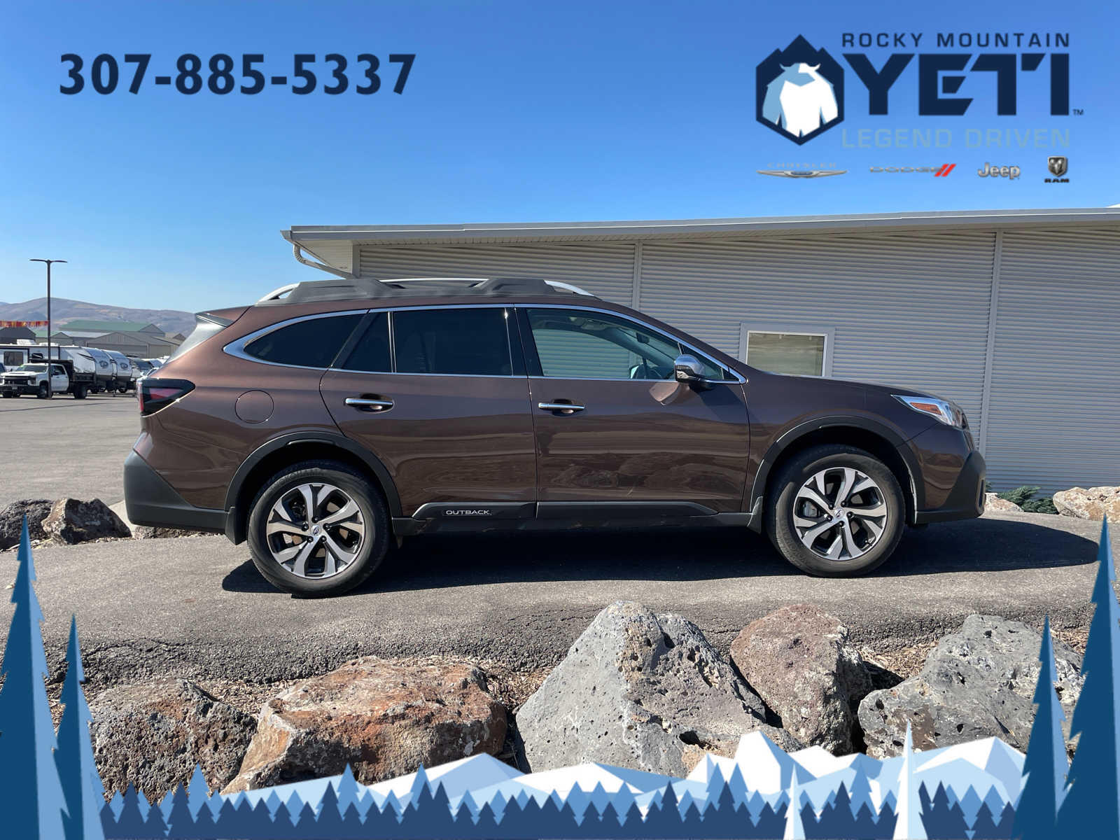 Used 2021 Subaru Outback Touring with VIN 4S4BTGPD0M3103761 for sale in Jackson, WY