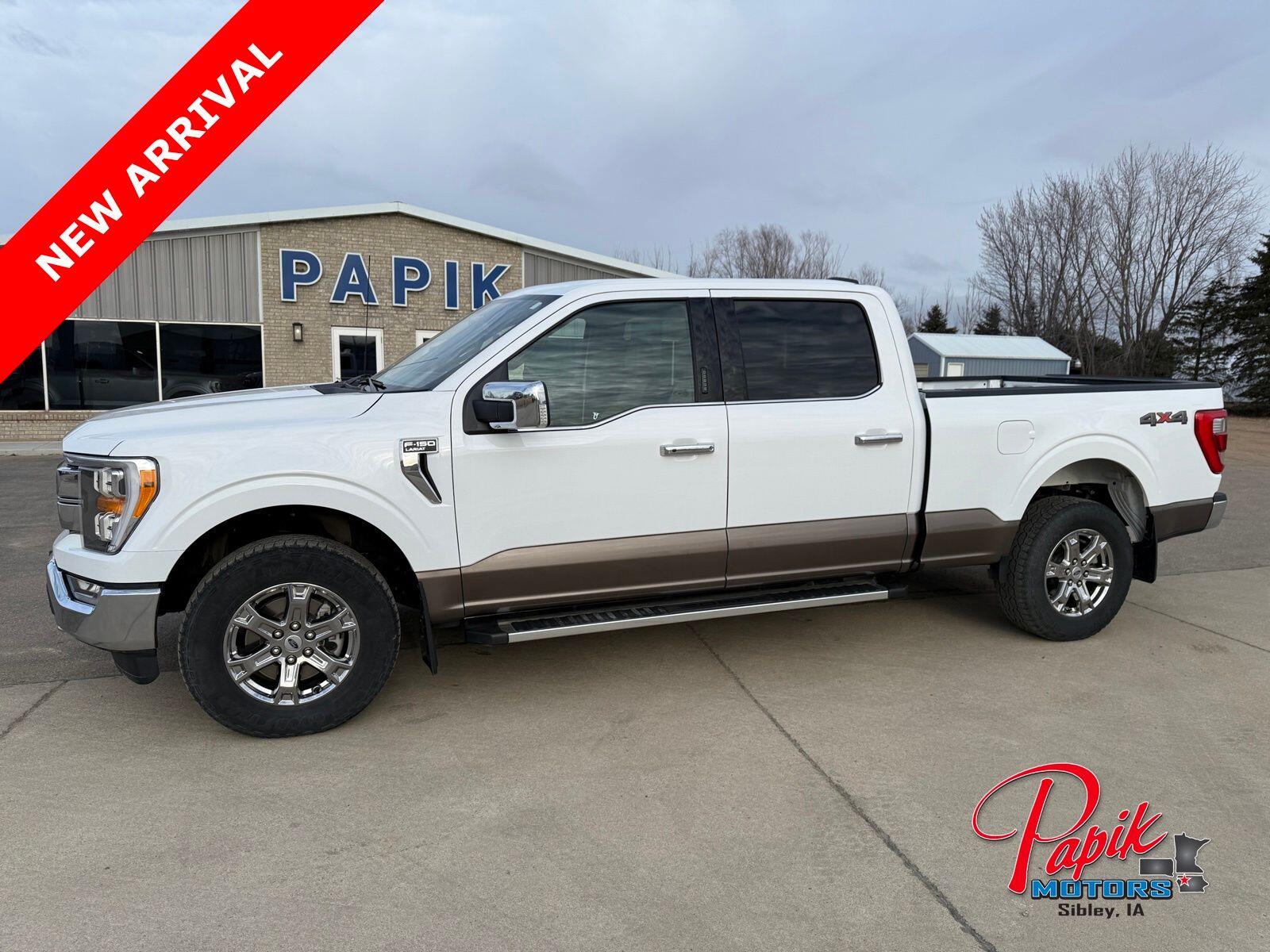 Used 2022 Ford F-150 Lariat with VIN 1FTFW1E84NKD85328 for sale in Luverne, Minnesota