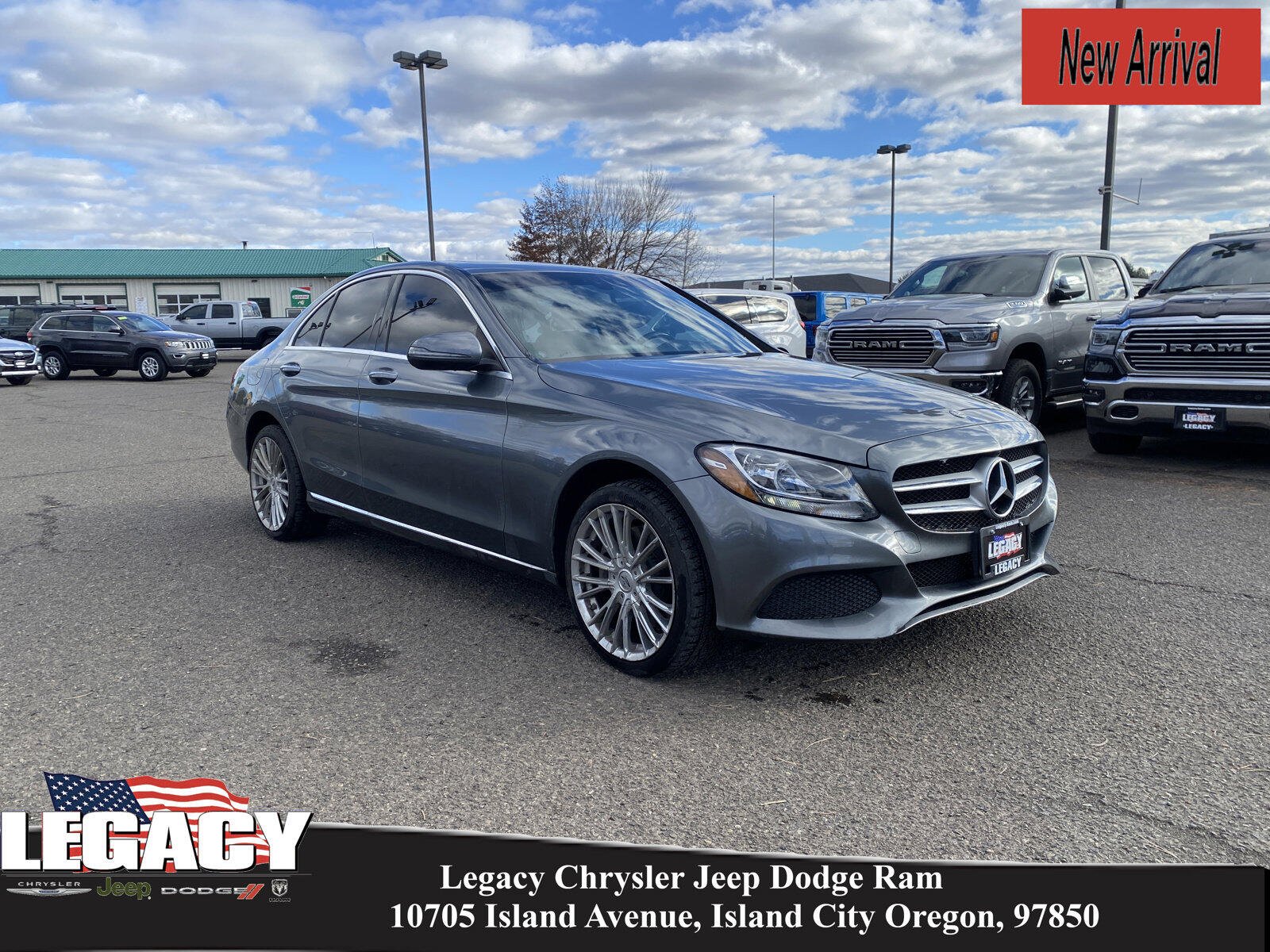 Used 2018 Mercedes-Benz C-Class Sedan C300 with VIN 55SWF4KB6JU253338 for sale in Island City, OR