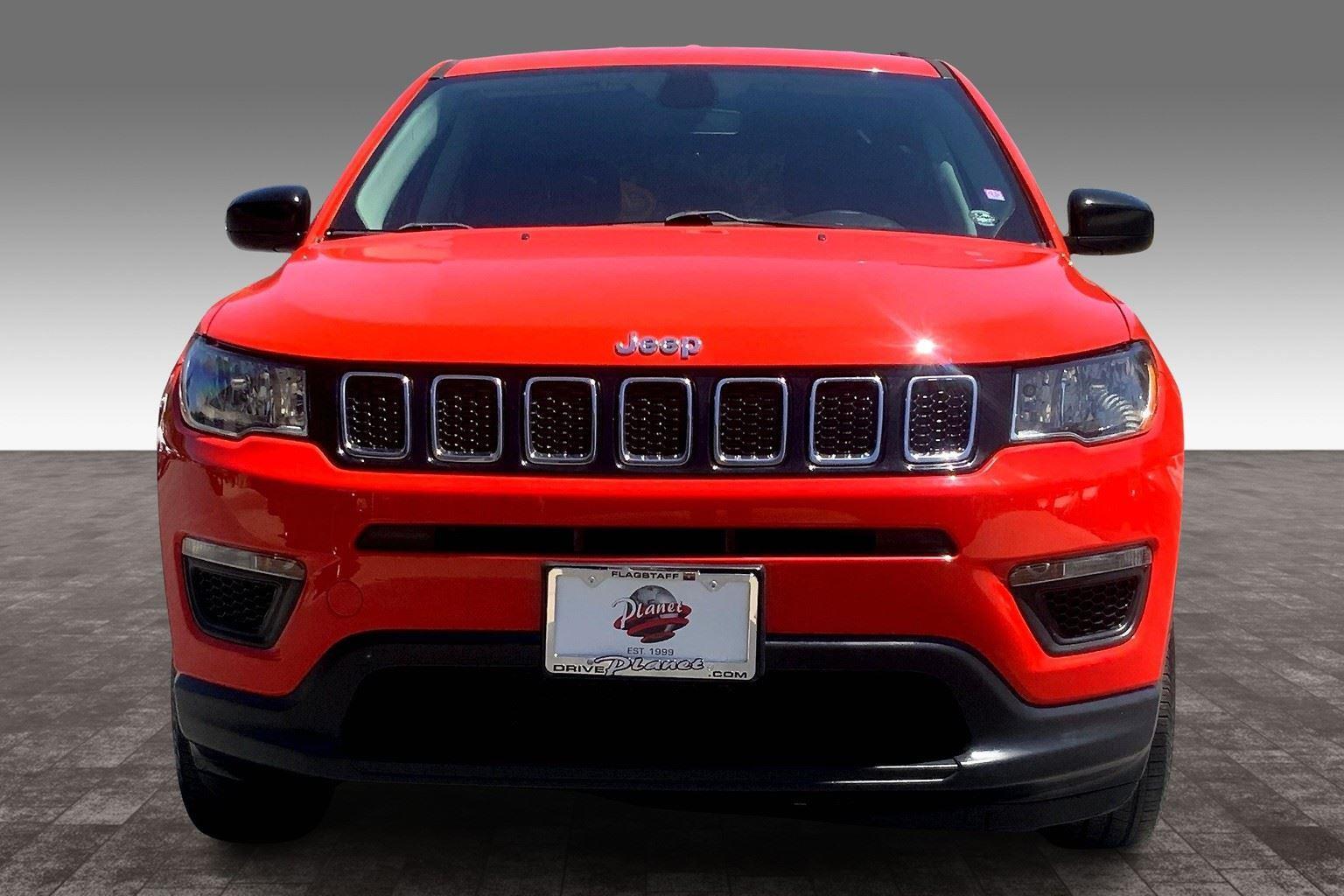 Used 2018 Jeep Compass Sport with VIN 3C4NJCAB6JT489058 for sale in Flagstaff, AZ