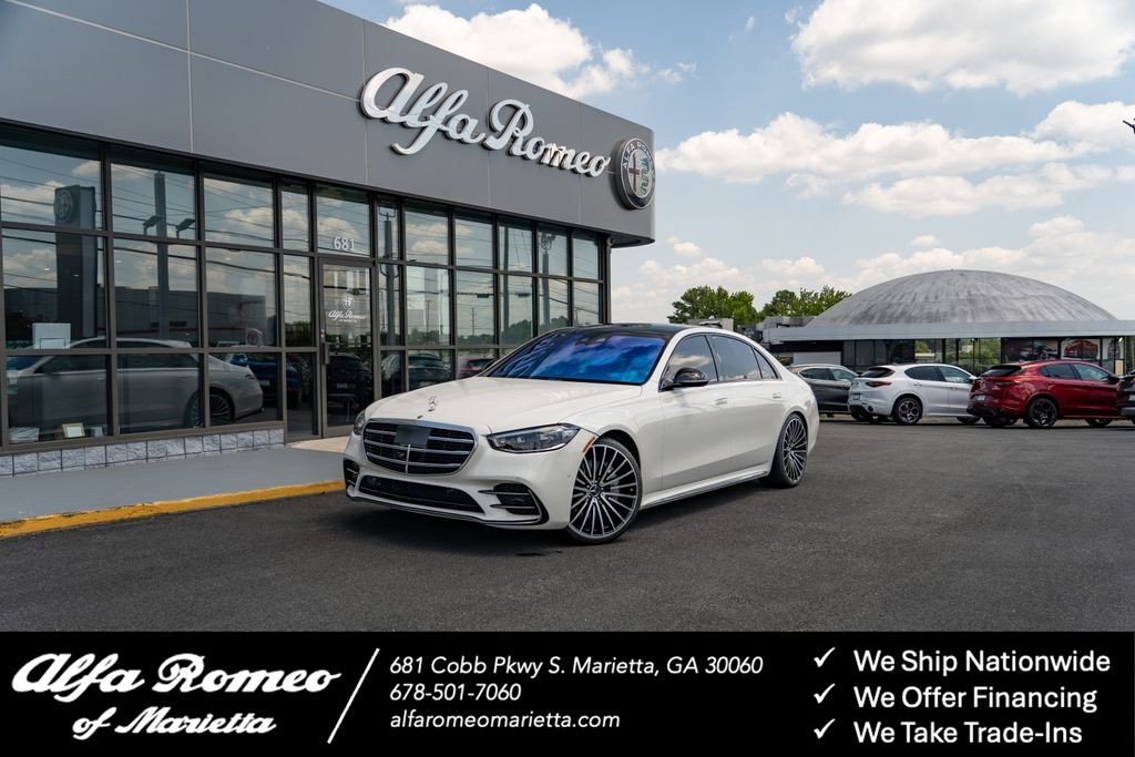 Used 2023 Mercedes-Benz S-Class S 500 with VIN W1K6G6DB4PA195616 for sale in Marietta, GA