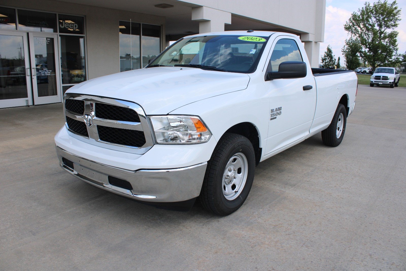 Certified 2023 RAM Ram 1500 Classic Tradesman with VIN 3C6JR6DG1PG640140 for sale in Highland, IL