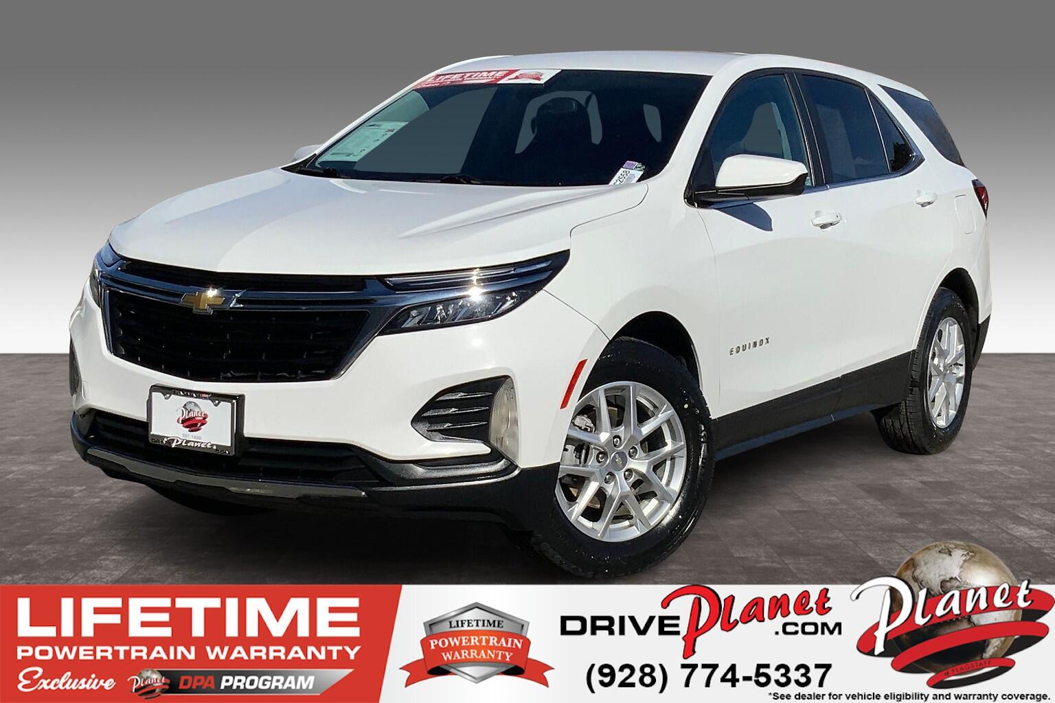 Used 2022 Chevrolet Equinox LT with VIN 3GNAXKEV2NS104965 for sale in Flagstaff, AZ