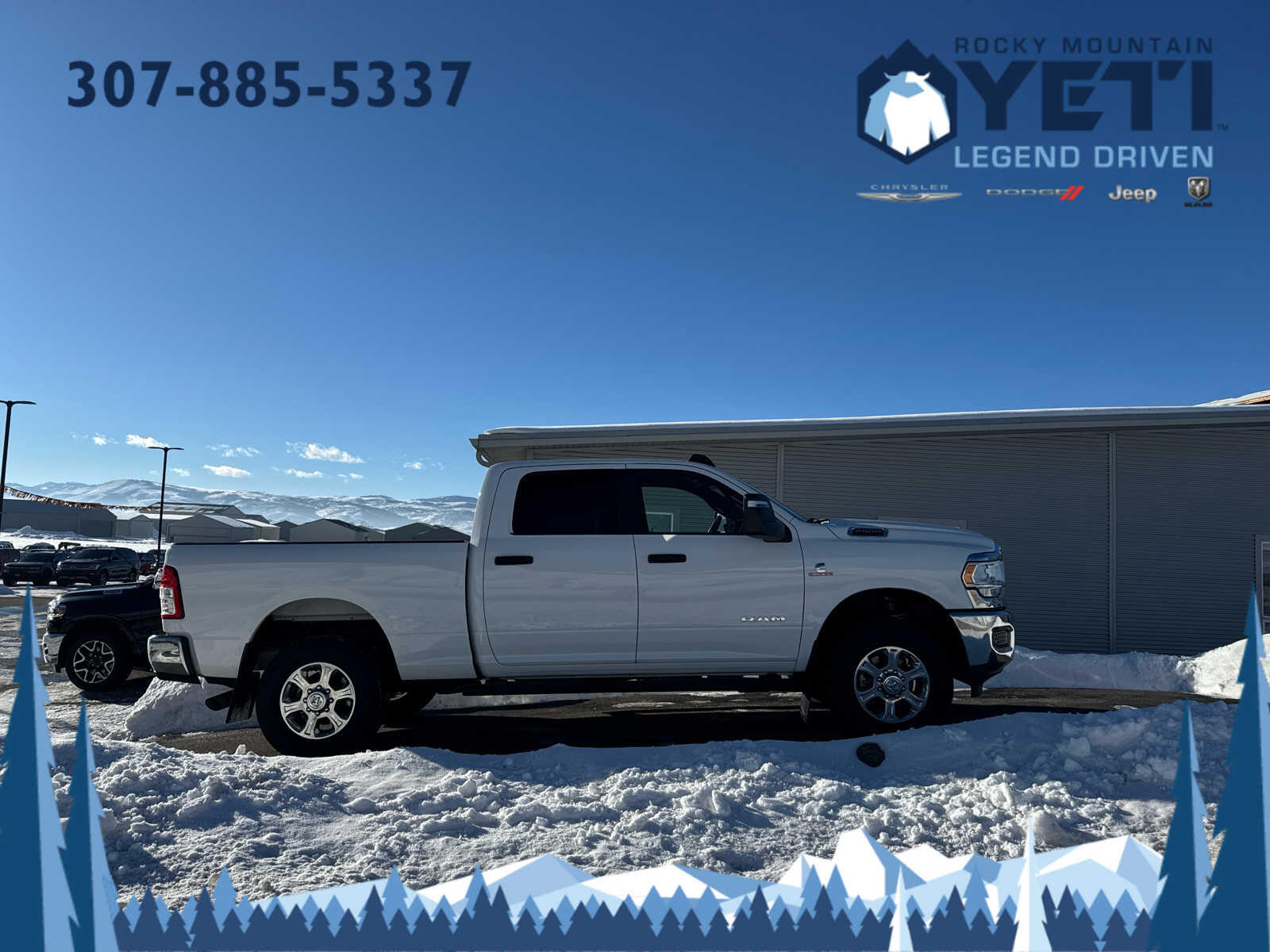 Used 2023 RAM Ram 2500 Pickup Big Horn with VIN 3C6UR5DL4PG532678 for sale in Afton, WY