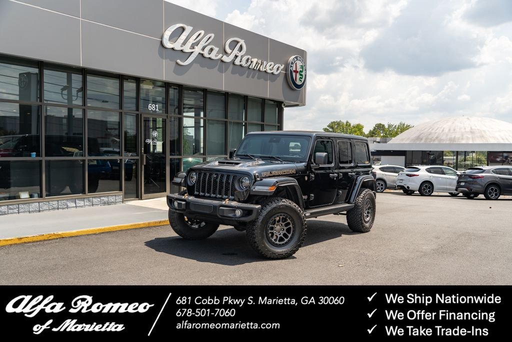 Used 2022 Jeep Wrangler Unlimited Rubicon 392 with VIN 1C4JJXSJ8NW117751 for sale in Marietta, GA