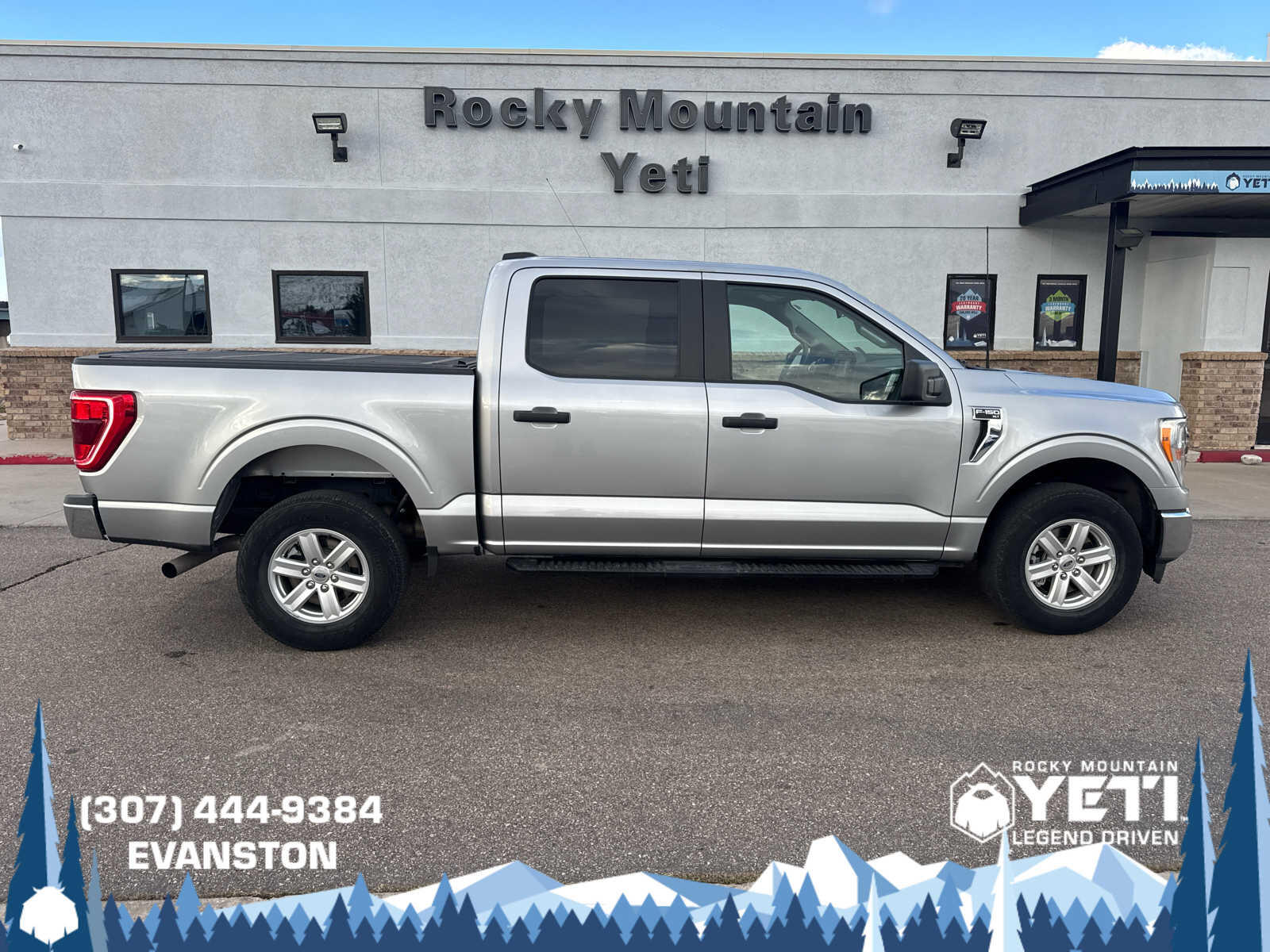 Used 2022 Ford F-150 XLT with VIN 1FTFW1E86NKD43162 for sale in Jackson, WY