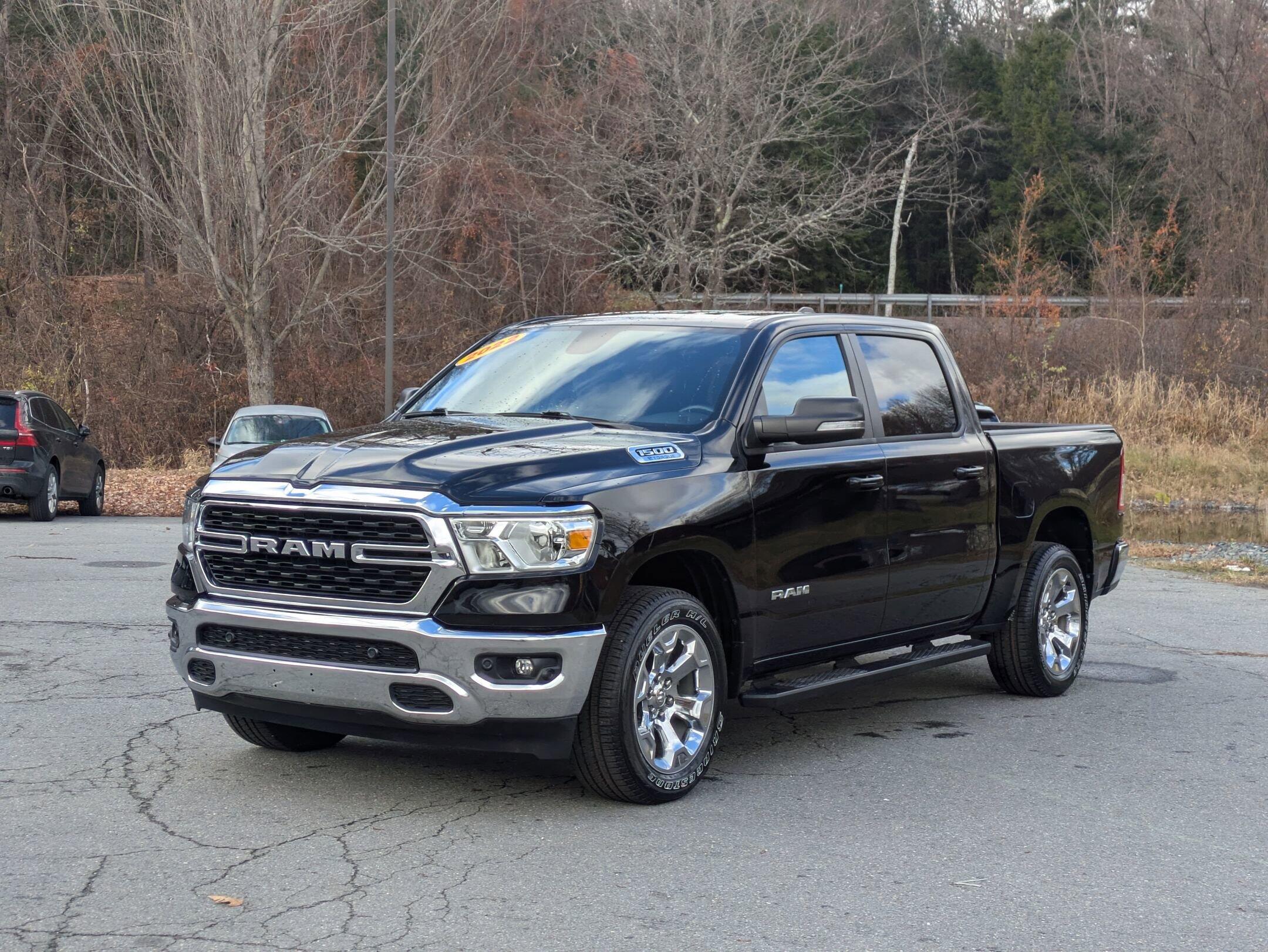 Used 2022 RAM Ram 1500 Pickup Big Horn/Lone Star with VIN 1C6RRFFG7NN385045 for sale in Brattleboro, VT