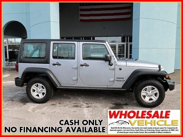 Certified 2015 Jeep Wrangler Unlimited Sport with VIN 1C4BJWDG2FL769493 for sale in New Britain, CT