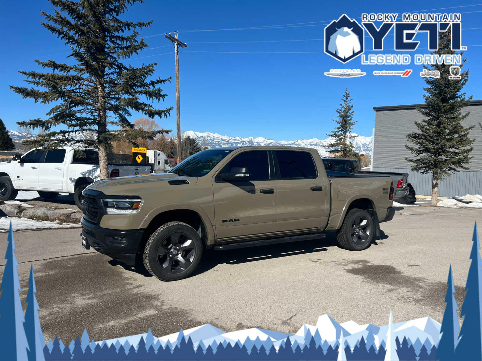 Used 2020 RAM Ram 1500 Pickup Big Horn/Lone Star with VIN 1C6SRFFTXLN300646 for sale in Jackson, WY