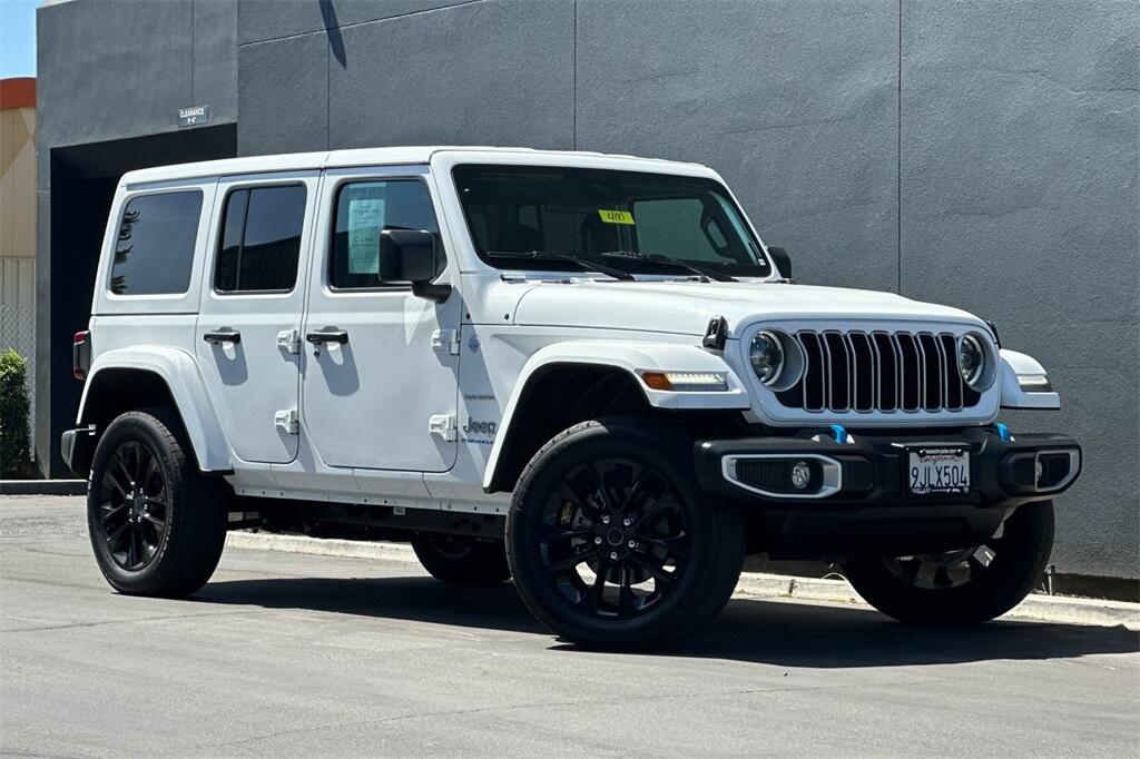 Used 2024 Jeep Wrangler 4xe Sahara 4XE with VIN 1C4RJXP61RW231264 for sale in Fresno, CA