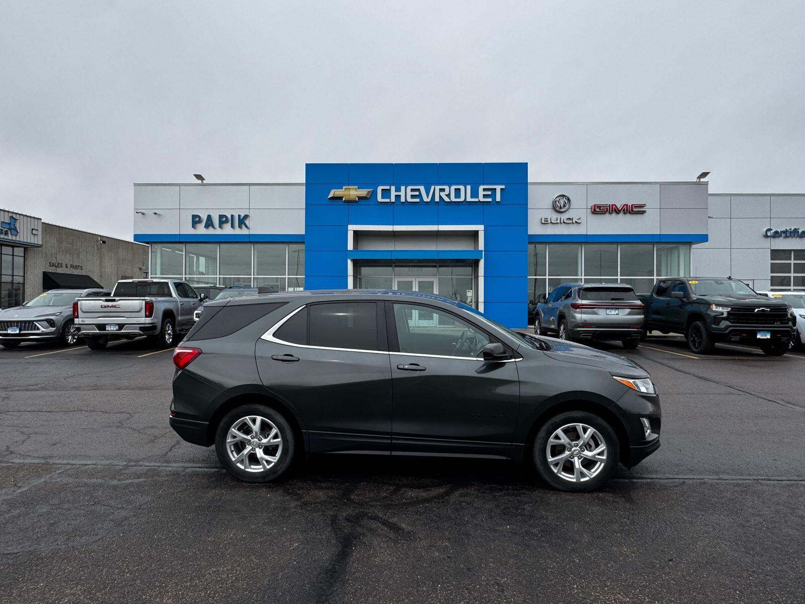 Used 2021 Chevrolet Equinox LT with VIN 3GNAXUEV7ML364718 for sale in Luverne, Minnesota
