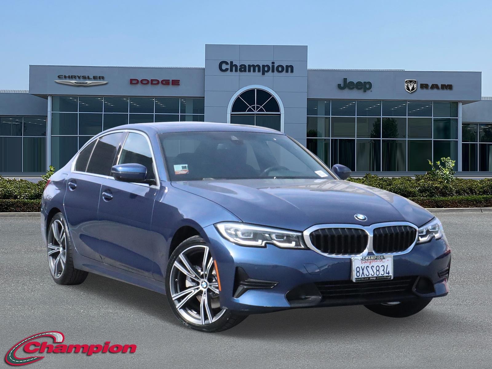 Used 2021 BMW 3 Series 330i with VIN 3MW5R1J02M8B88268 for sale in Downey, CA