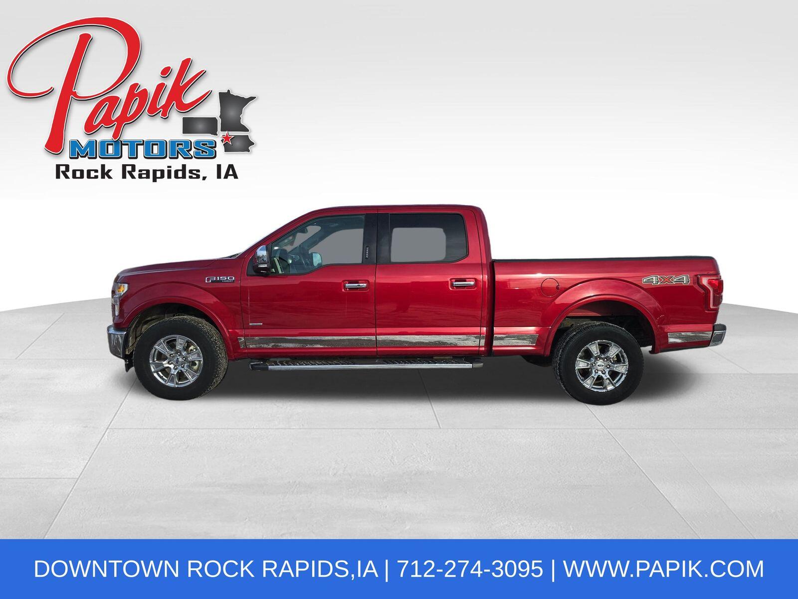 Used 2017 Ford F-150 Lariat with VIN 1FTFW1EG0HKD25395 for sale in Luverne, Minnesota