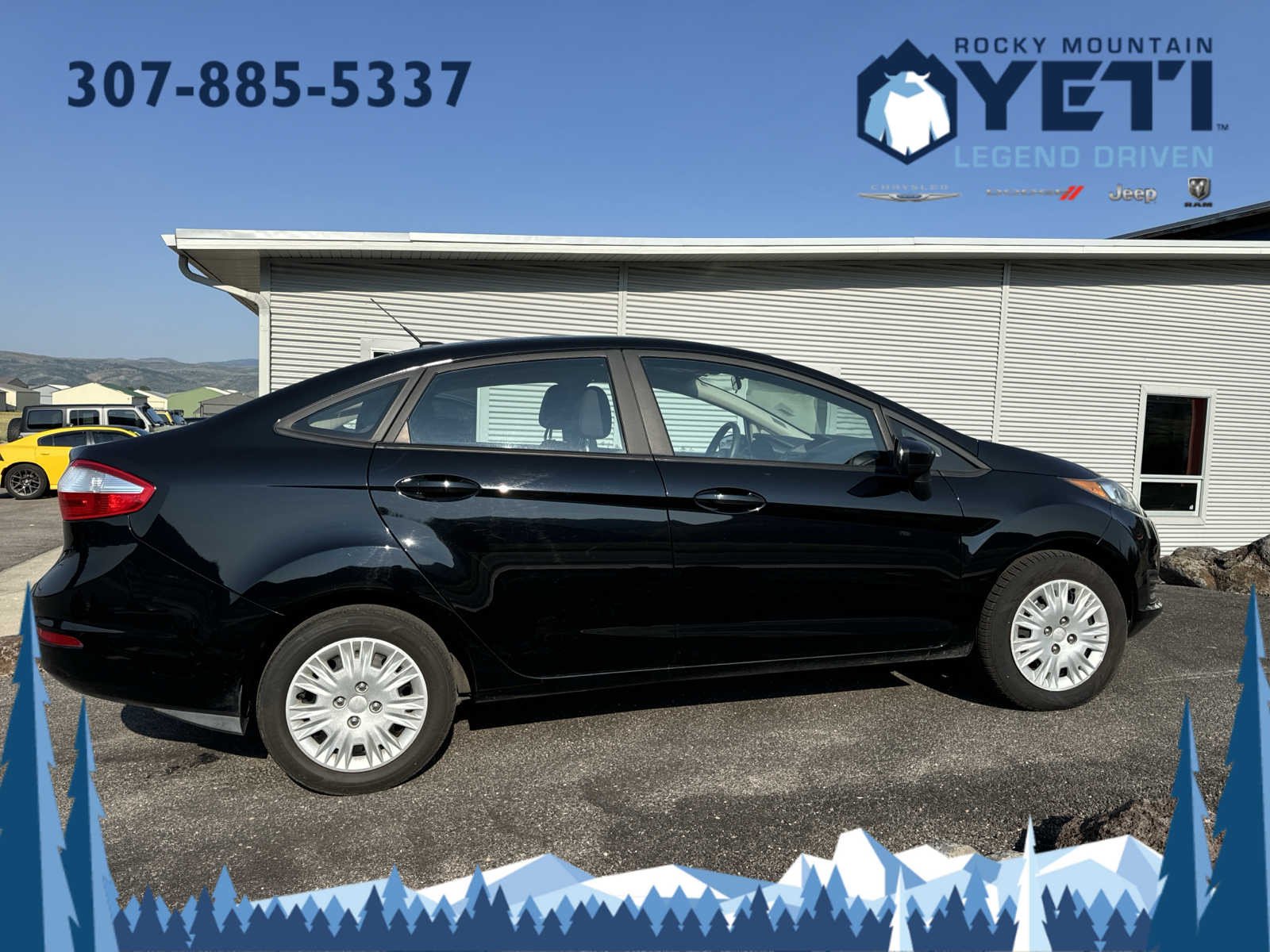 Used 2019 Ford Fiesta S with VIN 3FADP4AJ5KM147609 for sale in Afton, WY