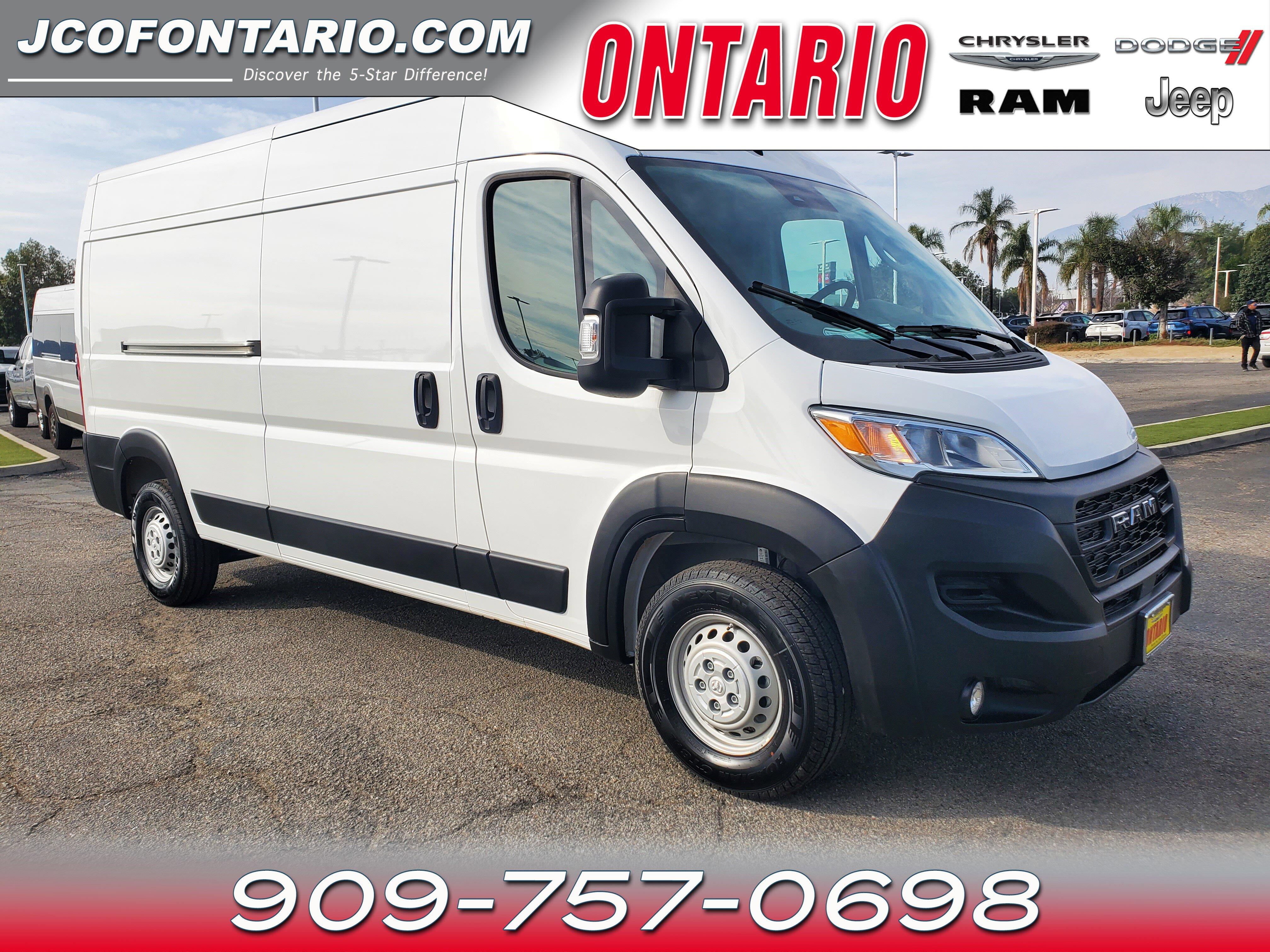 Used 2024 RAM ProMaster Cargo Van Base with VIN 3C6LRVDG1RE106816 for sale in Ontario, CA