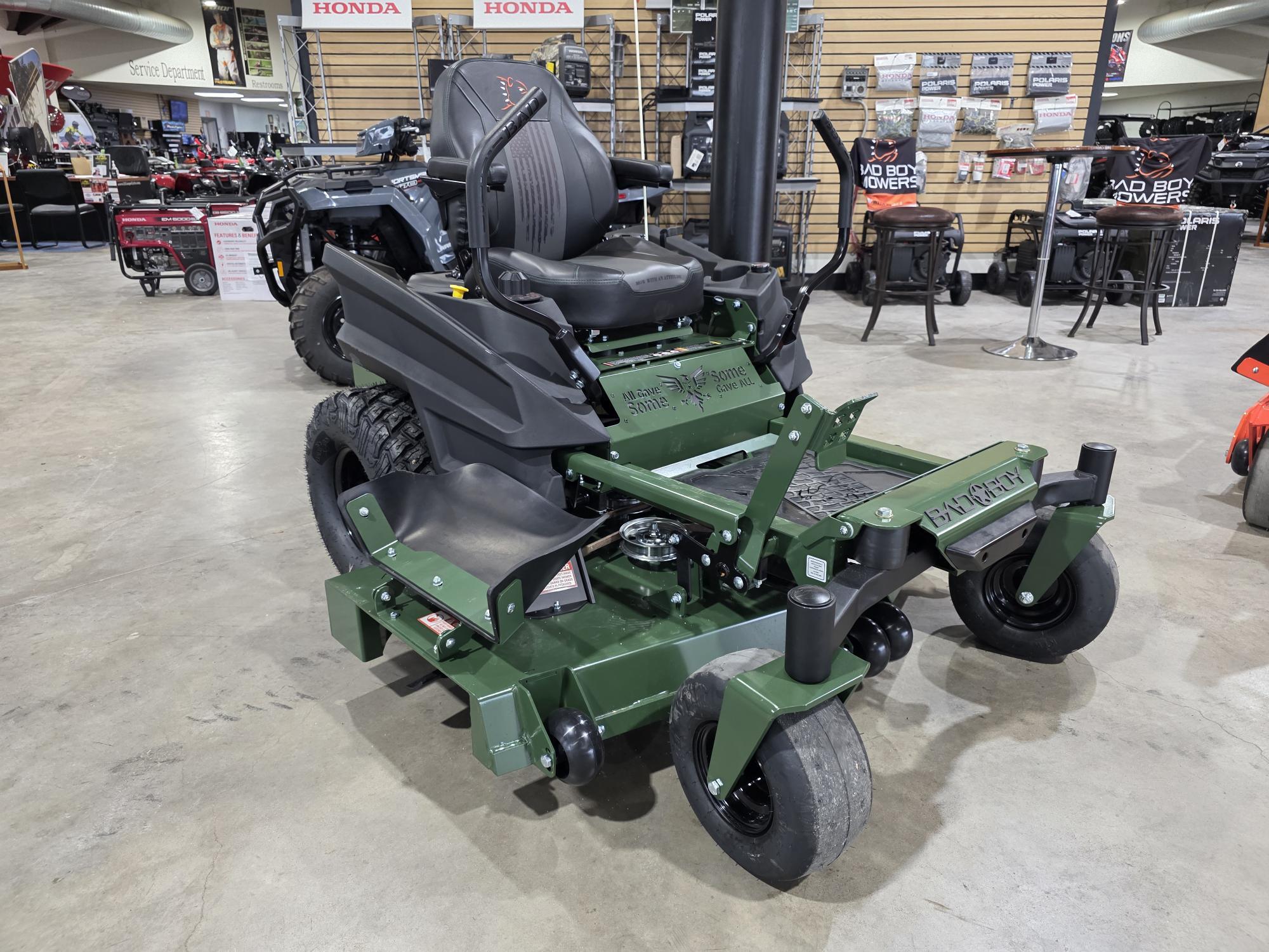 2026 Bad Boy Mowers ZT Elite 60 Military Kawasaki FR730 24HP