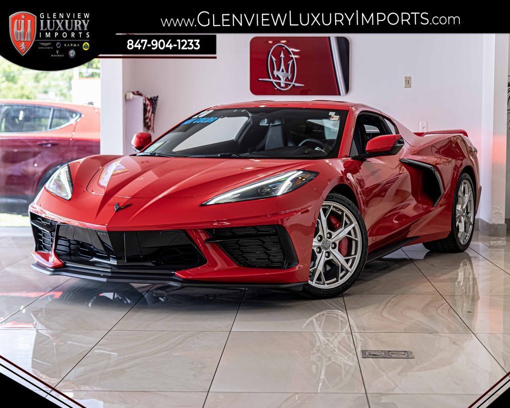 Used 2020 Chevrolet Corvette 1LT with VIN 1G1Y62D46L5108536 for sale in Glenview, IL