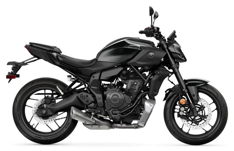 2026 Yamaha MT-07 - Matte Charcoal Black