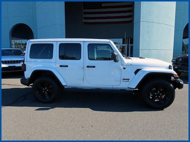 Certified 2021 Jeep Wrangler Unlimited Sahara Altitude with VIN 1C4HJXEN9MW670372 for sale in New Britain, CT