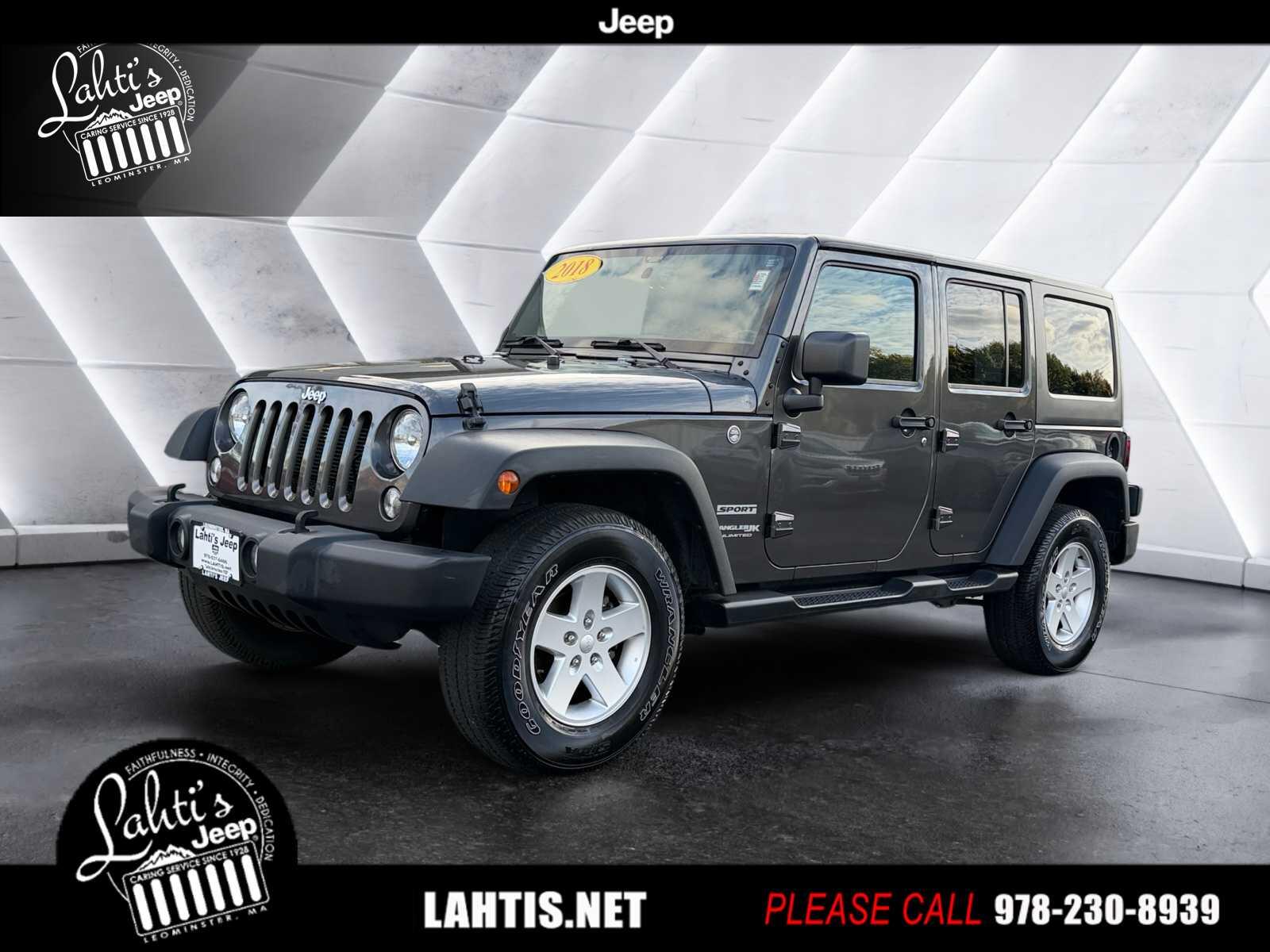 2018 Jeep Wrangler JK Unlimited Sport S