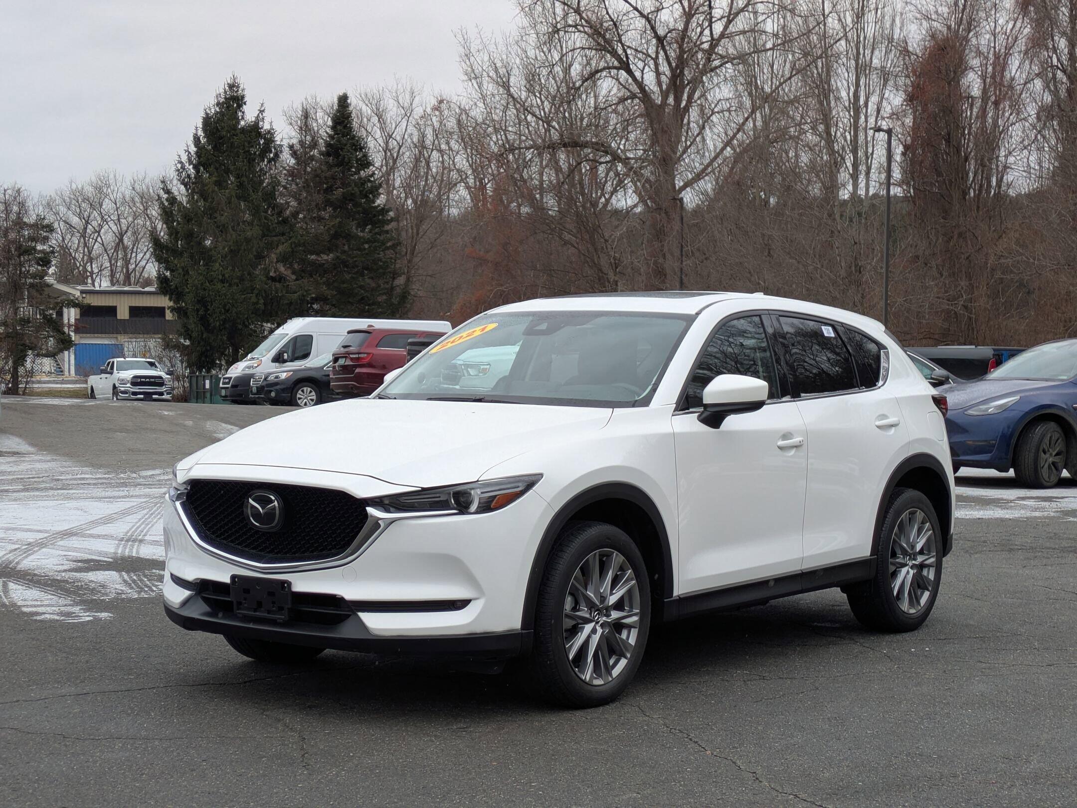 Used 2021 Mazda CX-5 Grand Touring with VIN JM3KFBDM4M1457515 for sale in Brattleboro, VT